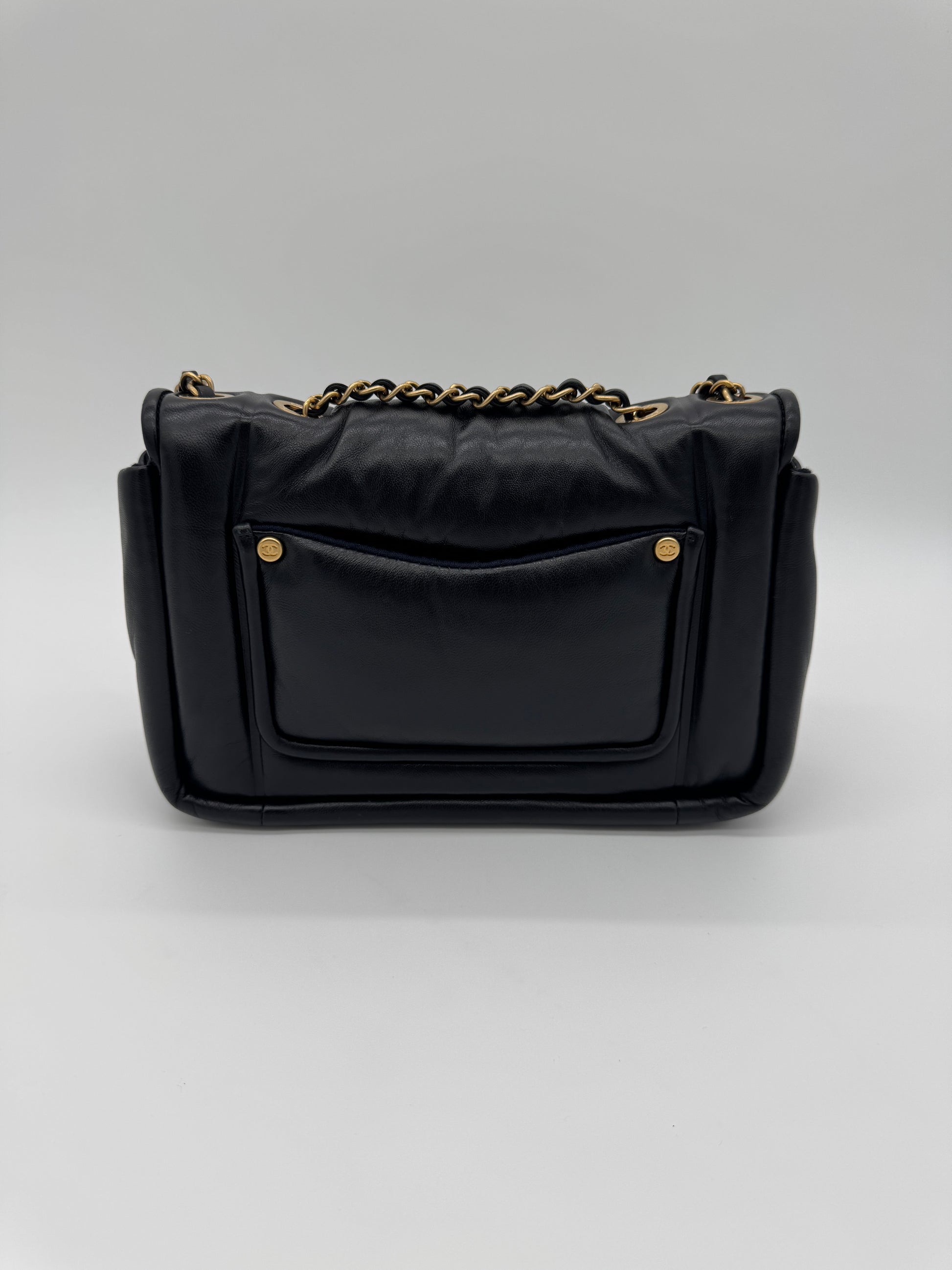 Chanel Diana Lambskin Puffy Flap Bag