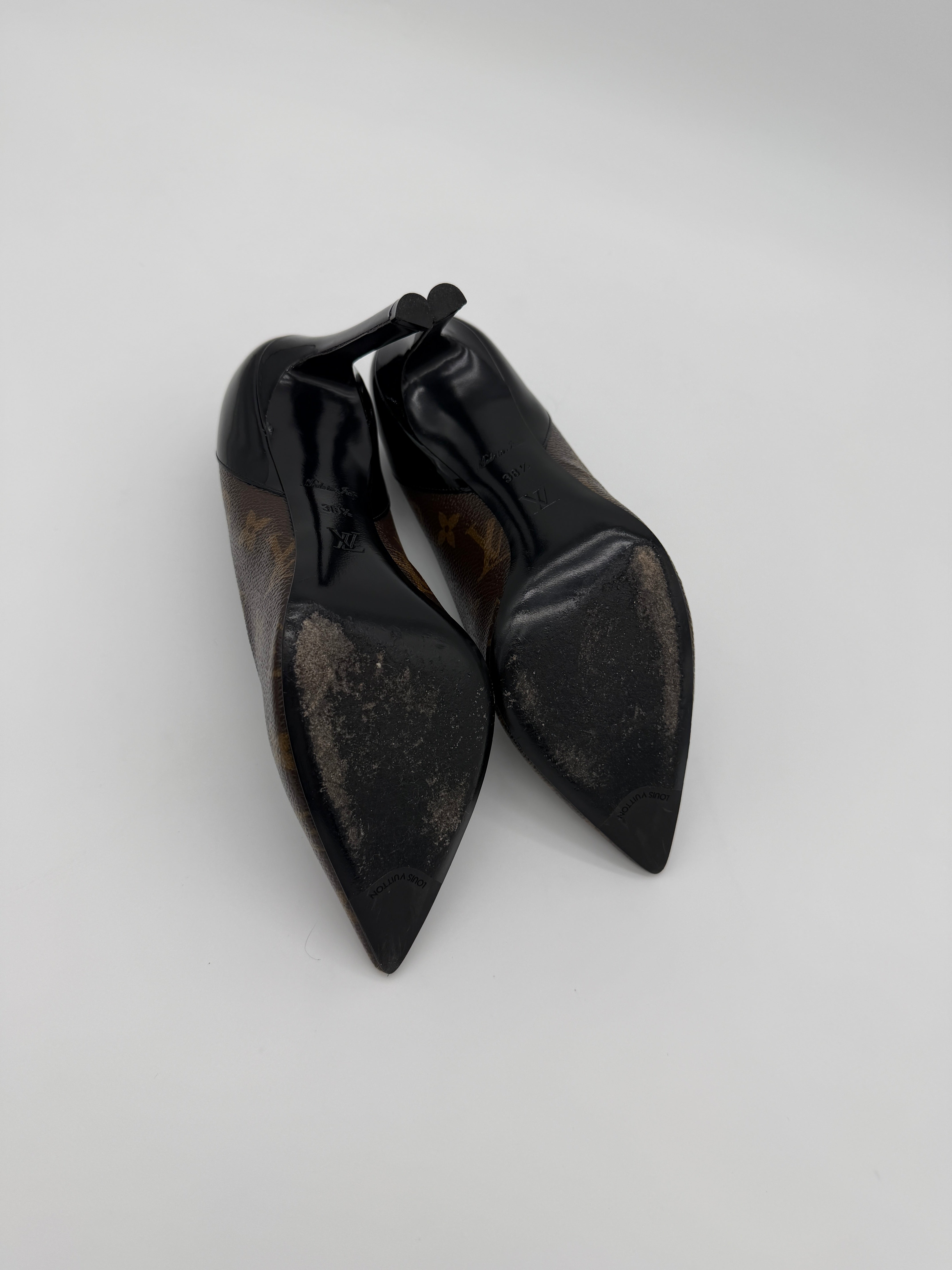 Louis Vuitton Monogram Cherie Pumps Size 38.5