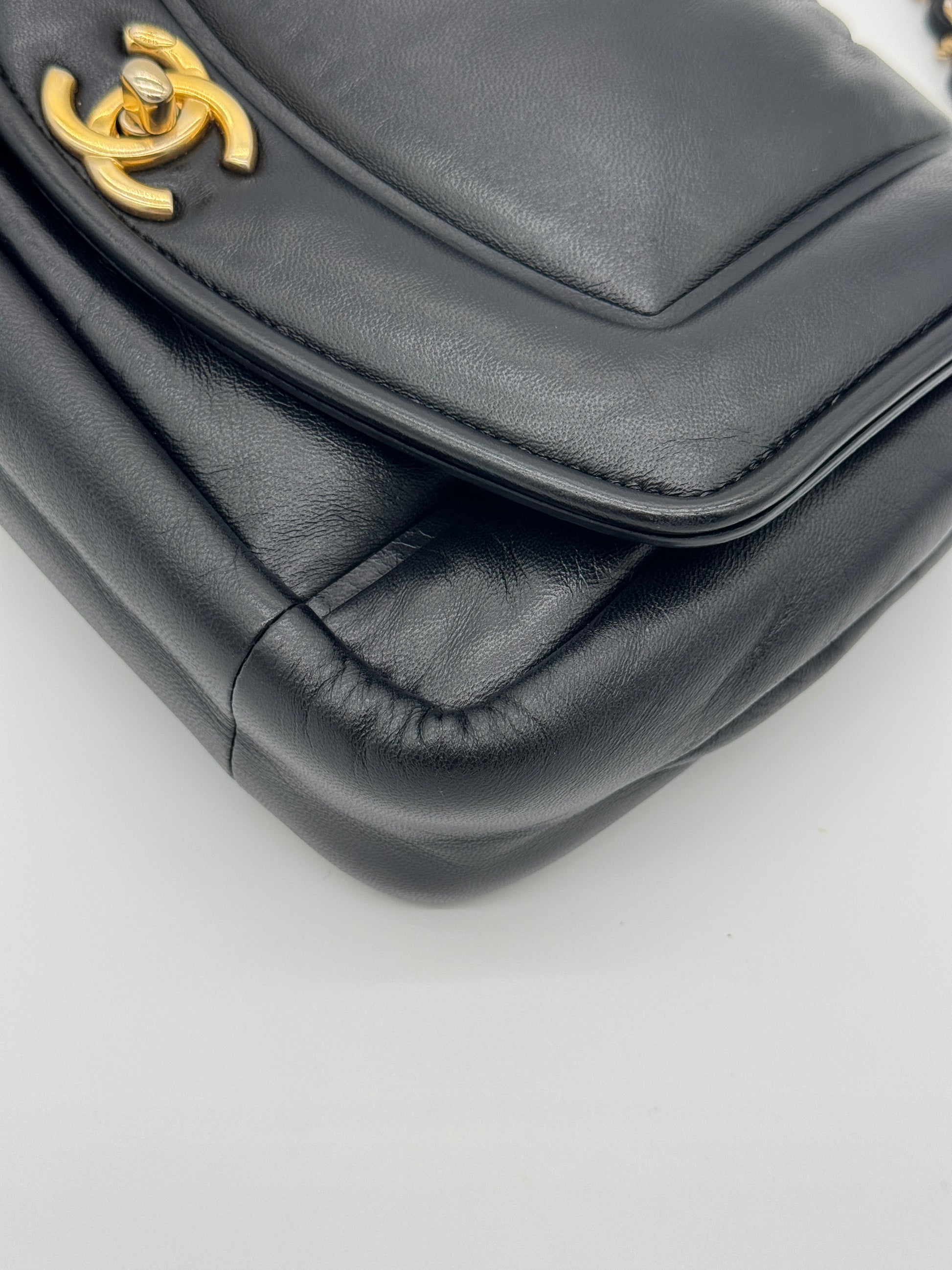 Chanel Diana Lambskin Puffy Flap Bag