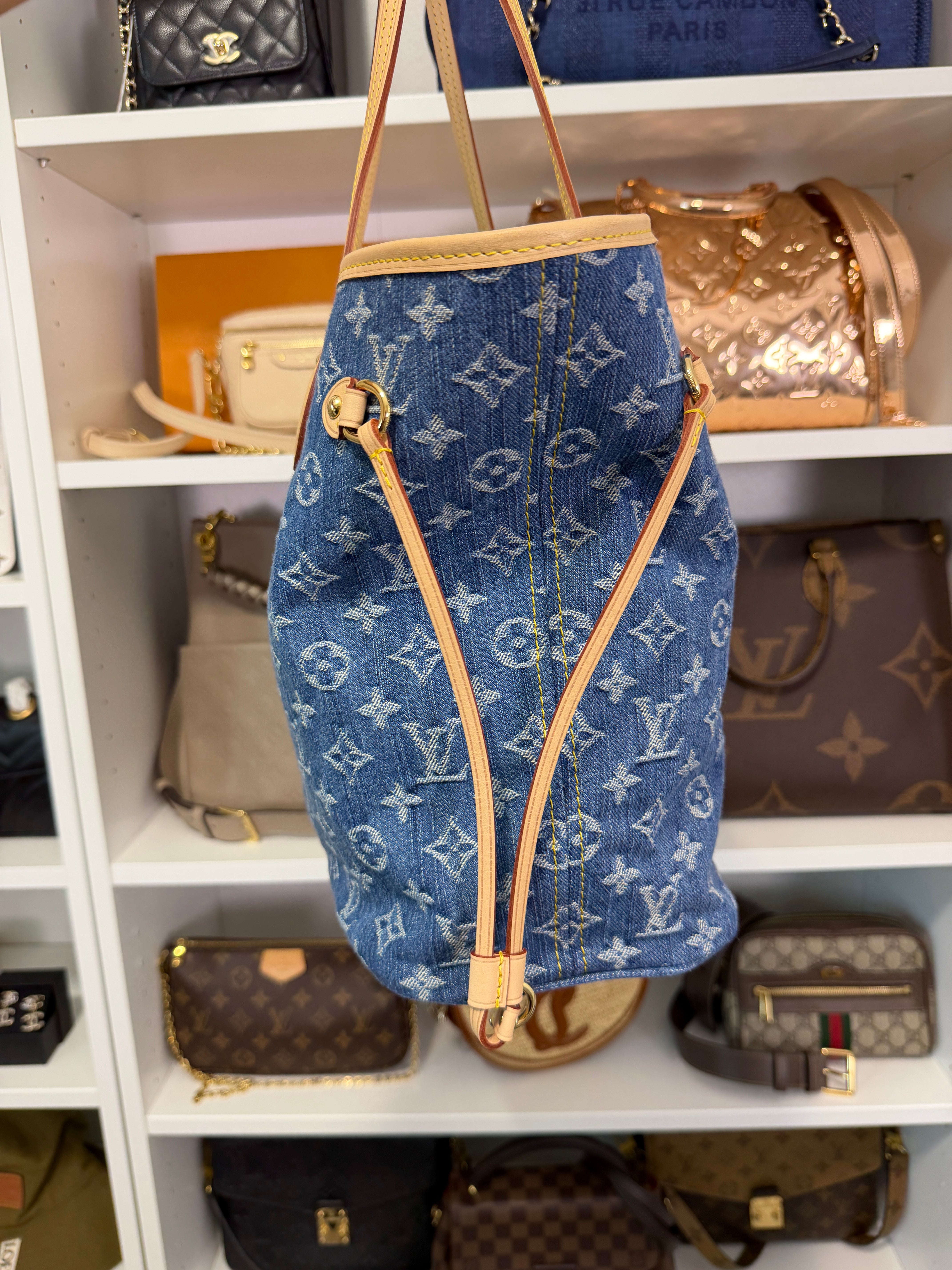 Louis Vuitton Denim Neverfull MM
