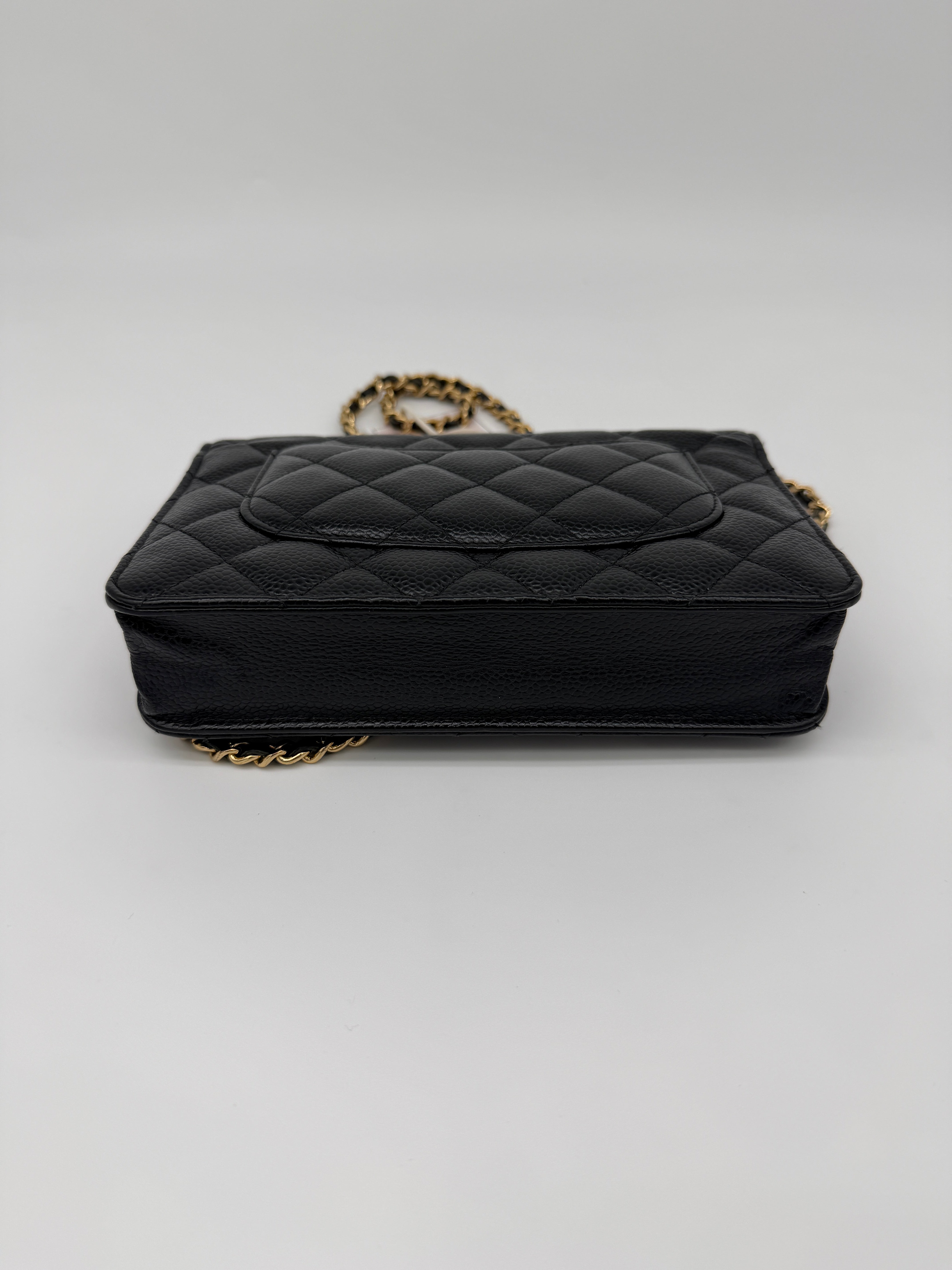 Chanel Black Caviar Wallet on Chain