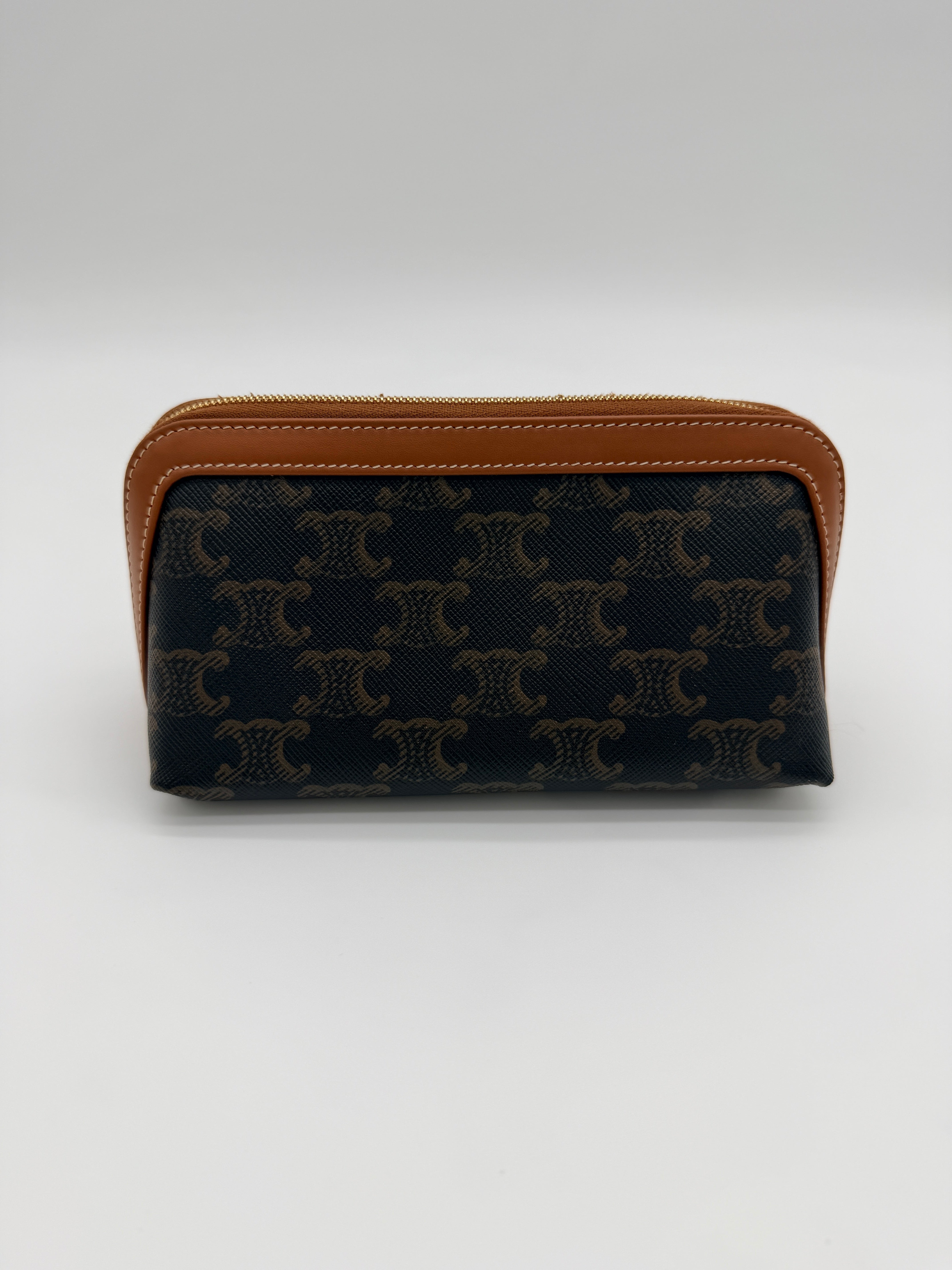 Celine Triomphe Small Cosmetic Pouch