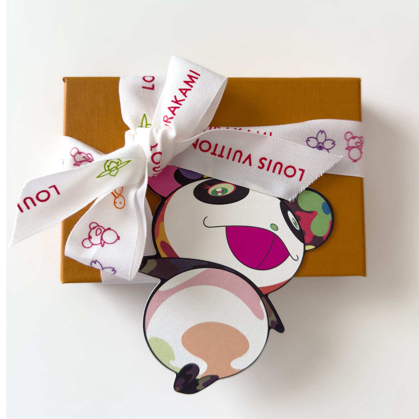 Louis Vuitton x Takashi Murakami Criss-Cross Card Holder Kawaii Pink
