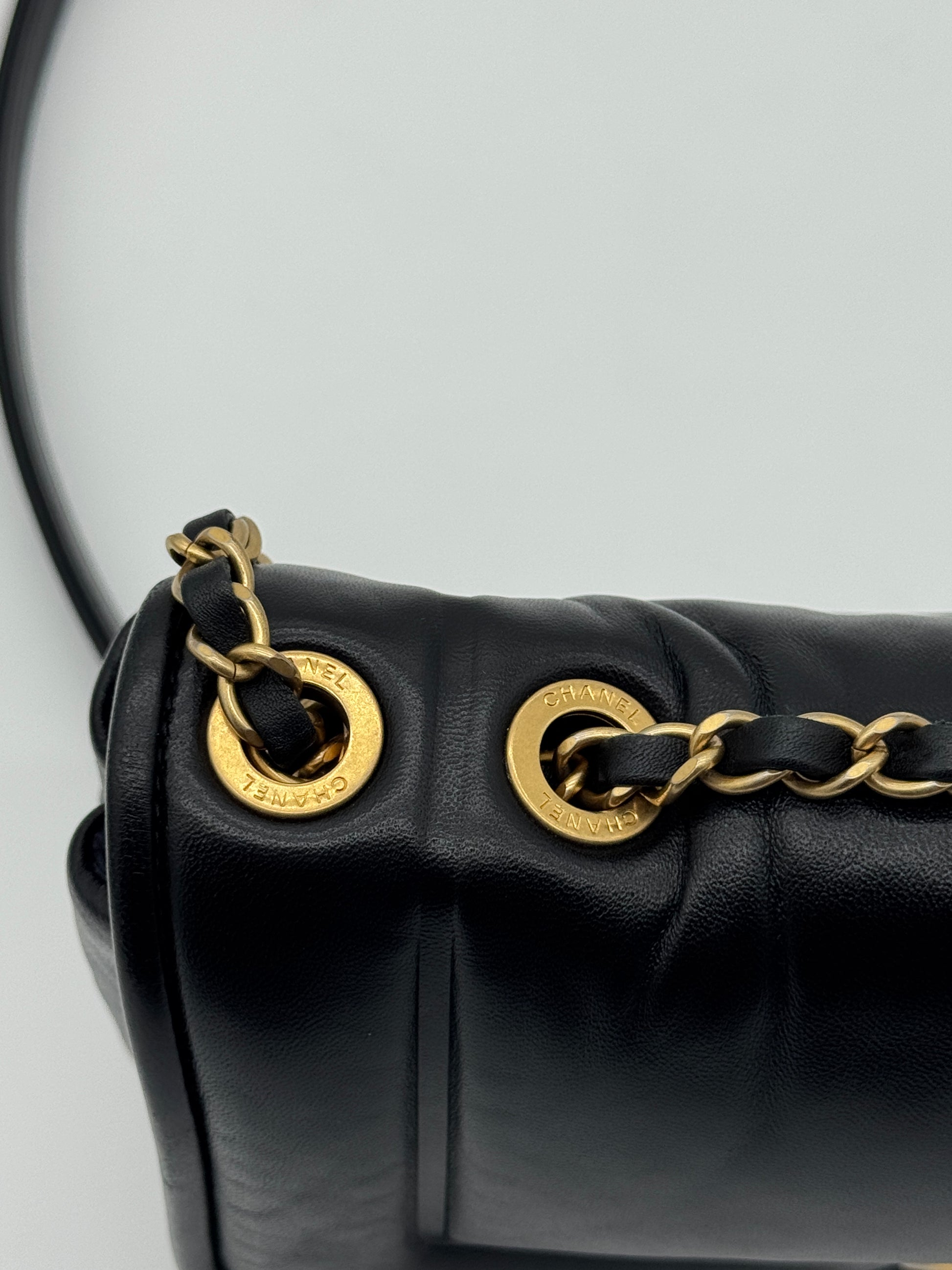 Chanel Diana Lambskin Puffy Flap Bag