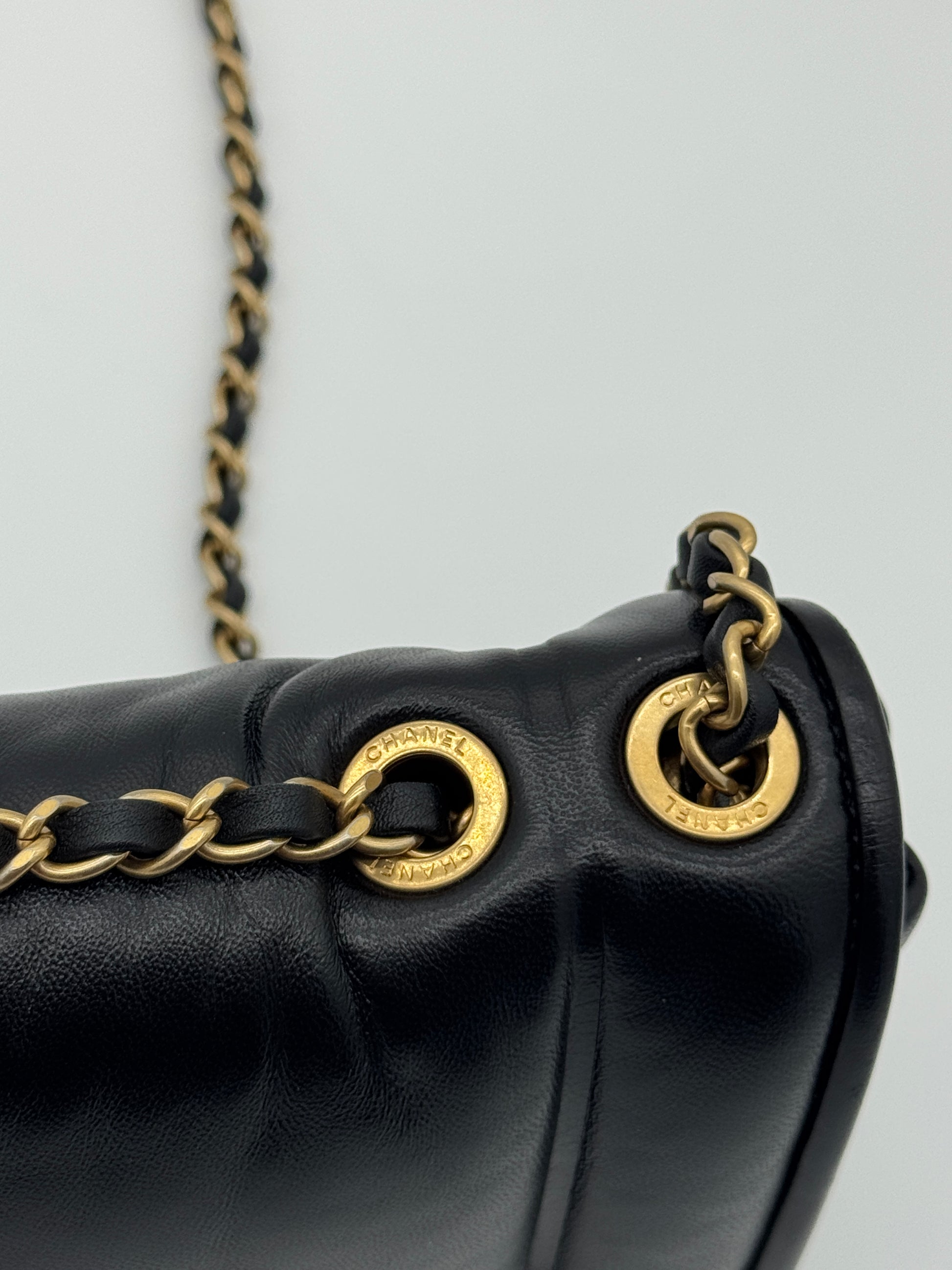 Chanel Diana Lambskin Puffy Flap Bag