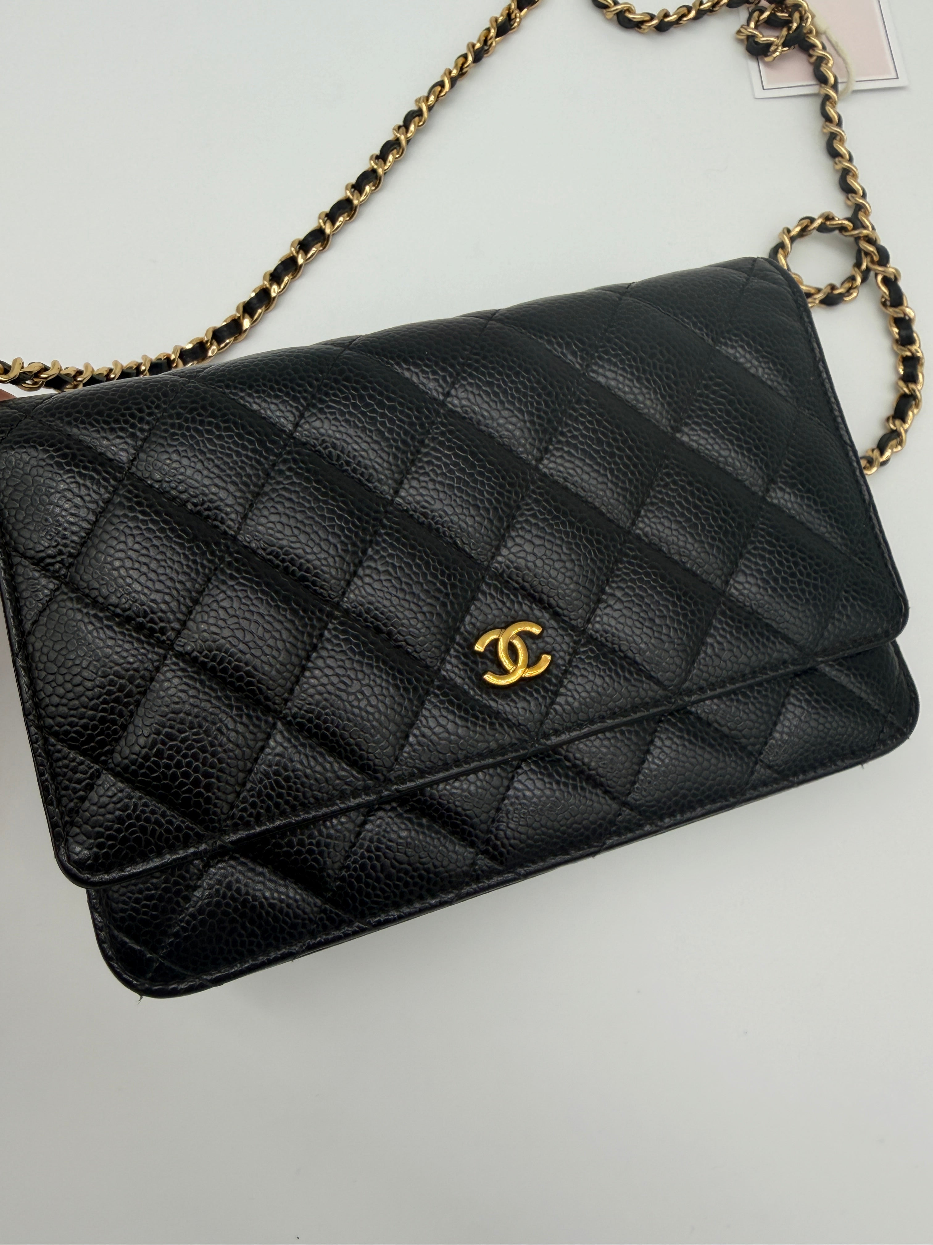 Chanel Black Caviar Wallet on Chain