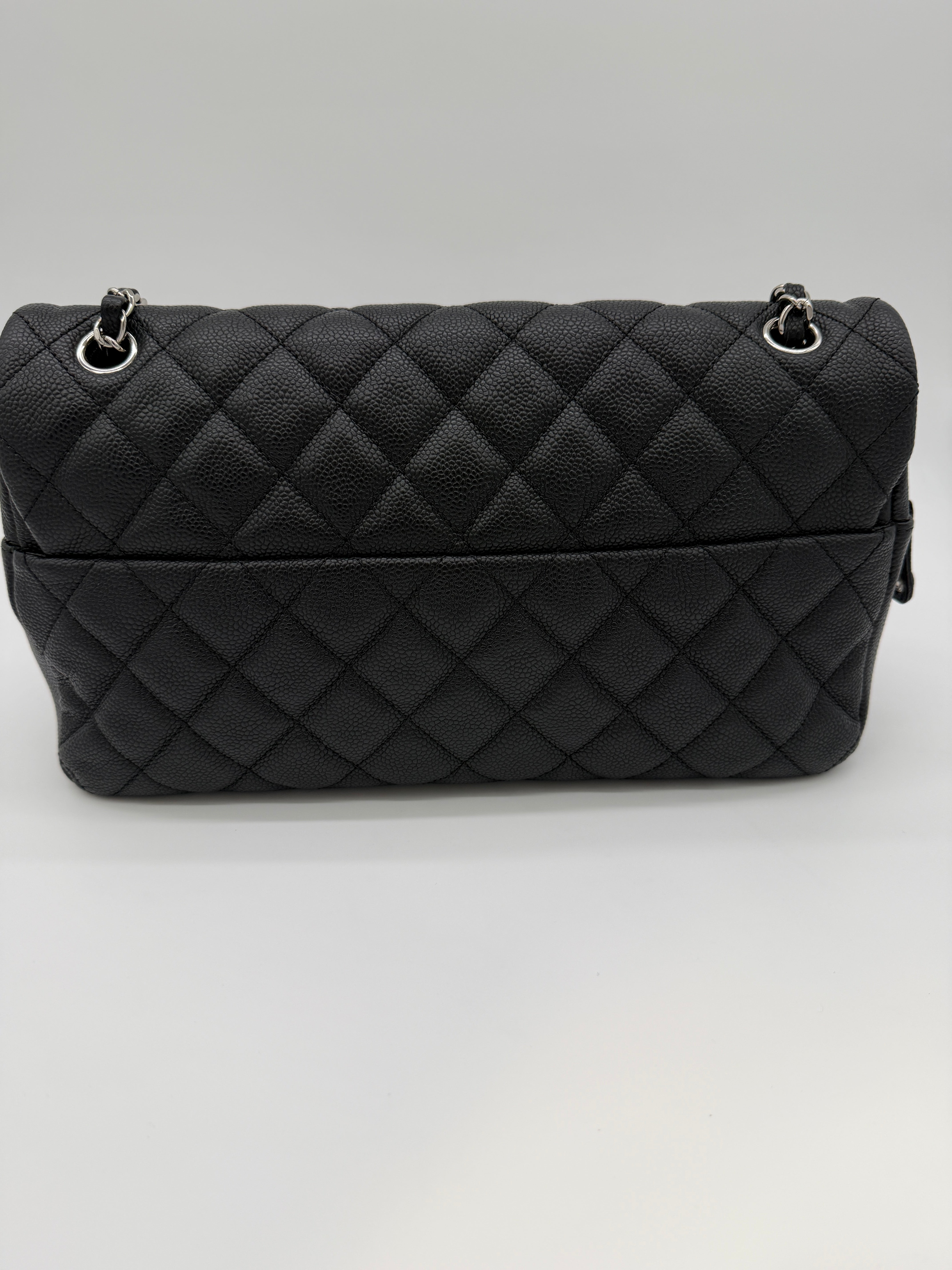 Chanel Jumbo Caviar Easy Flap Bag