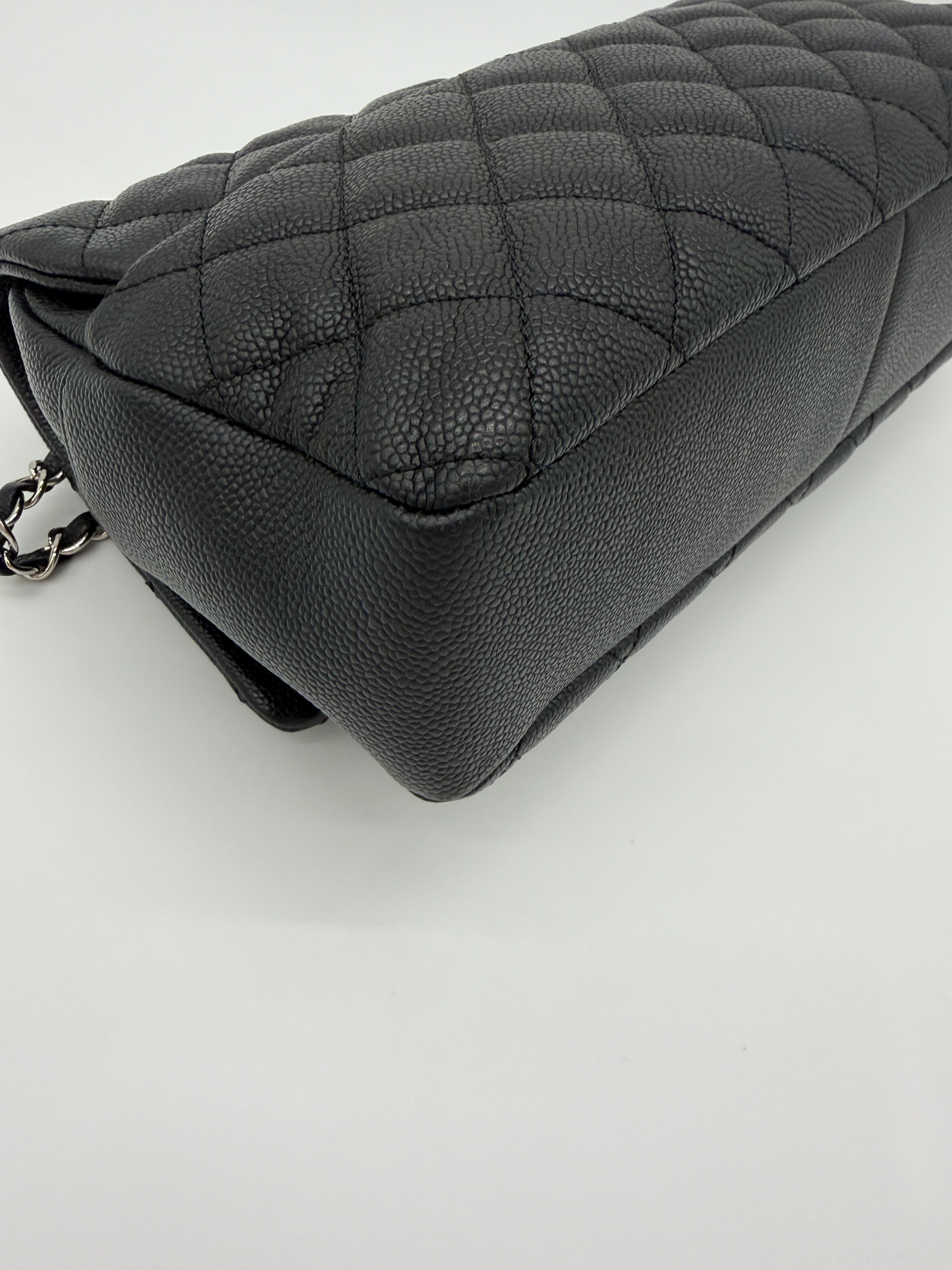 Chanel Jumbo Caviar Easy Flap Bag