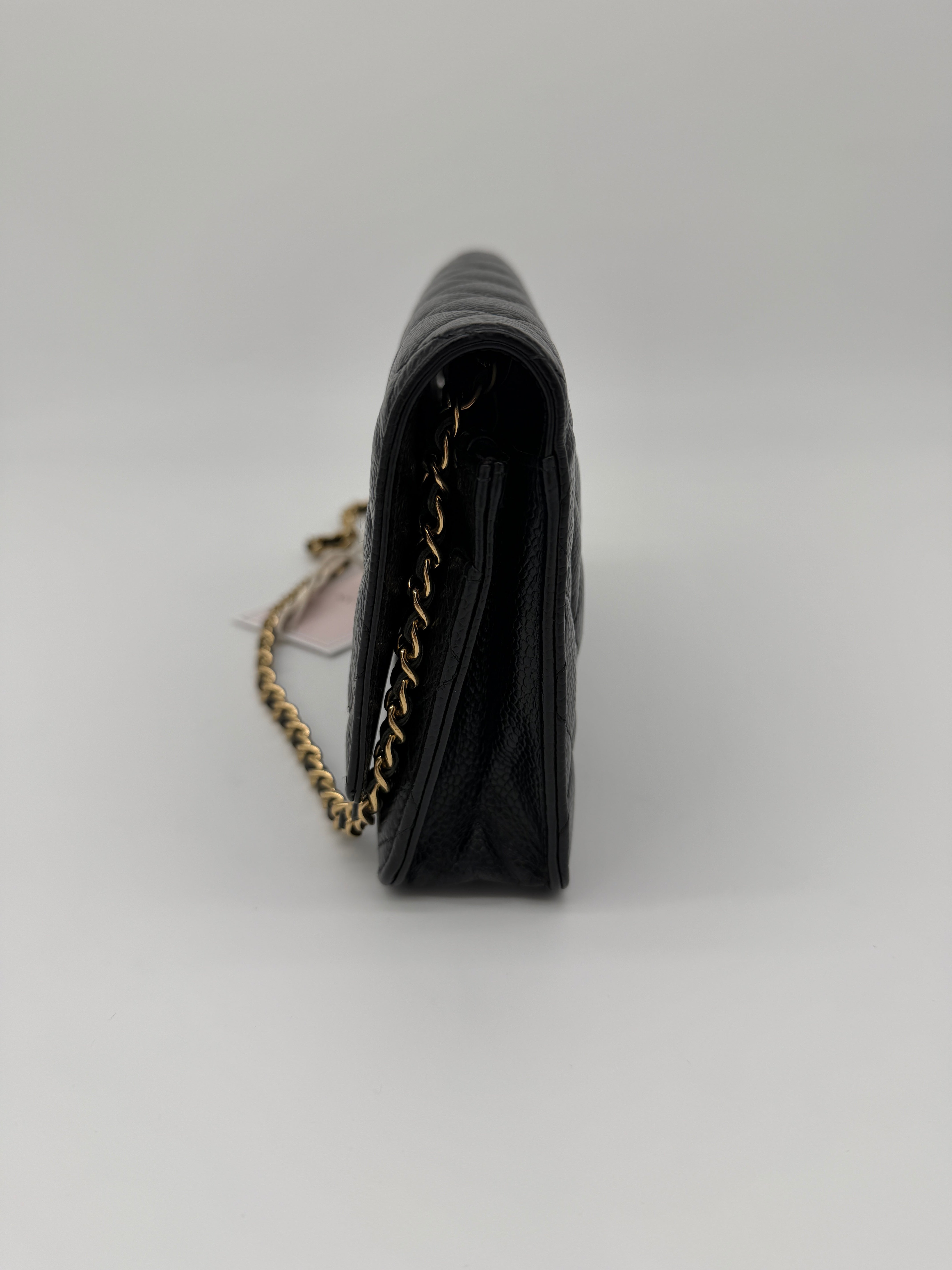 Chanel Black Caviar Wallet on Chain