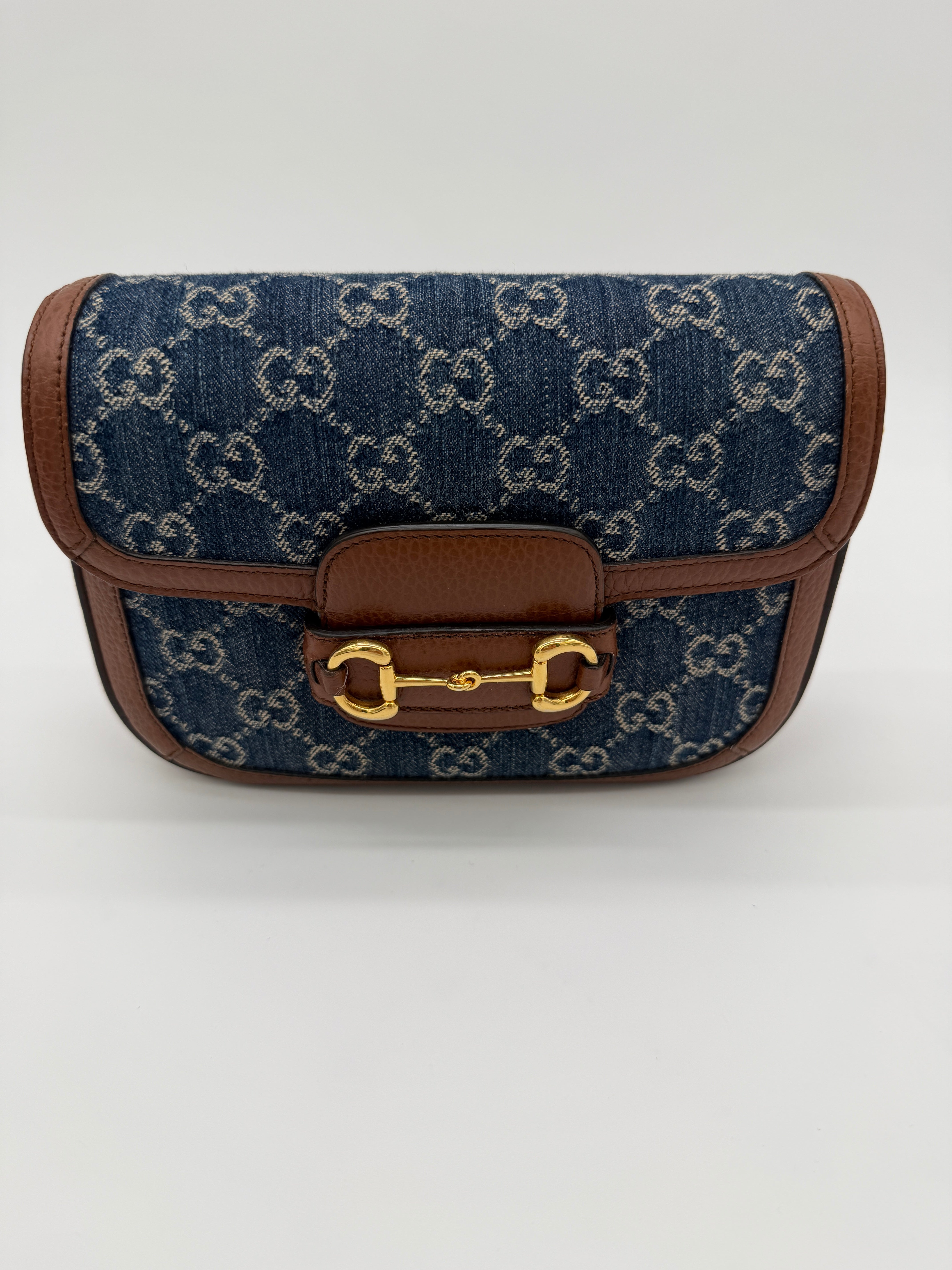 Gucci Denim Horsebit Mini