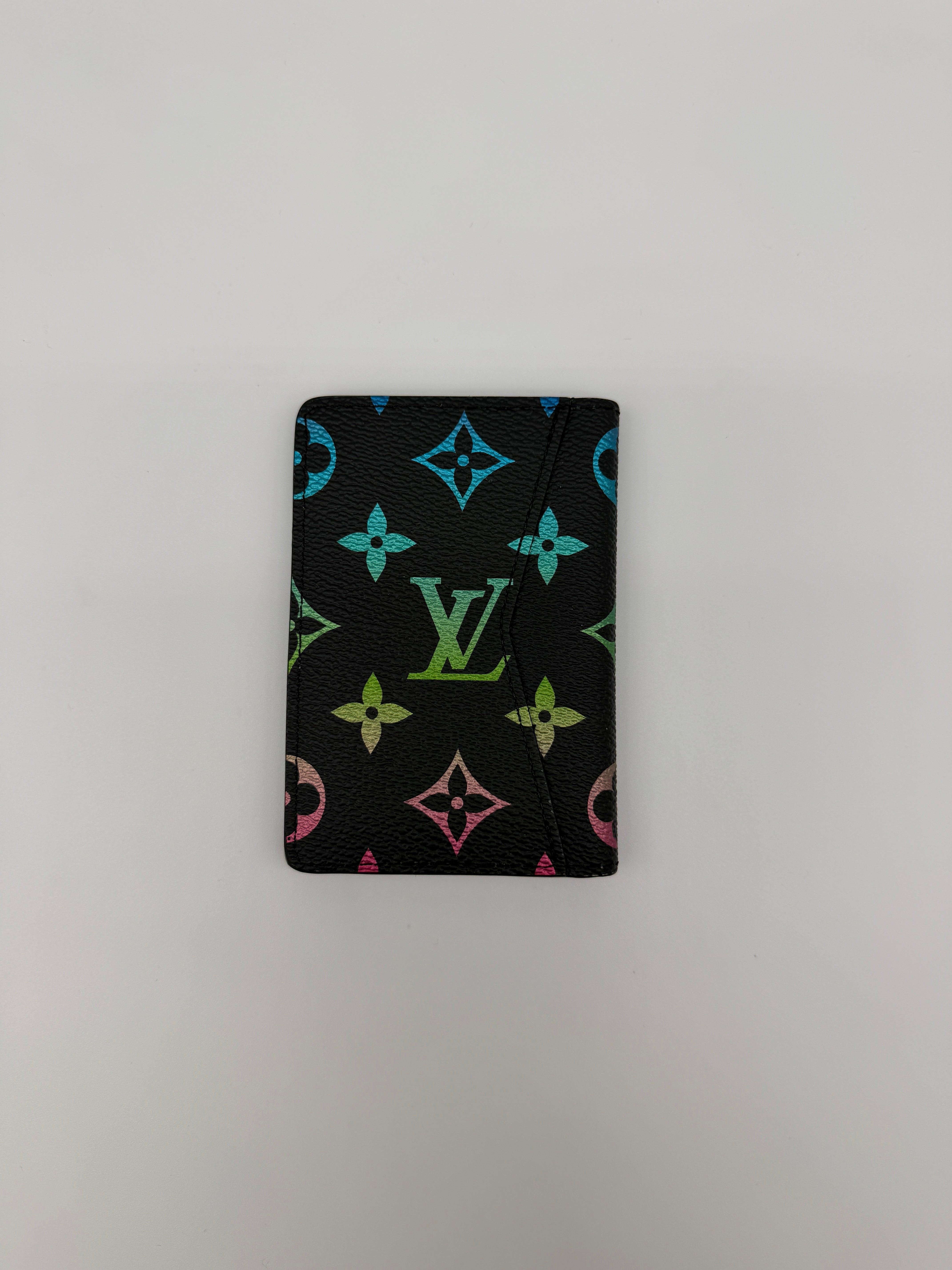 Louis Vuitton Black Iridescent Monogram Pocket Organizer