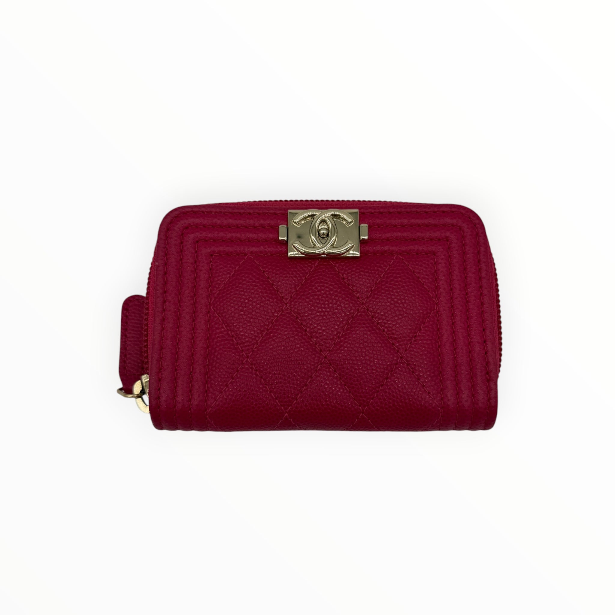 Chanel Caviar Boy Pink Wallet