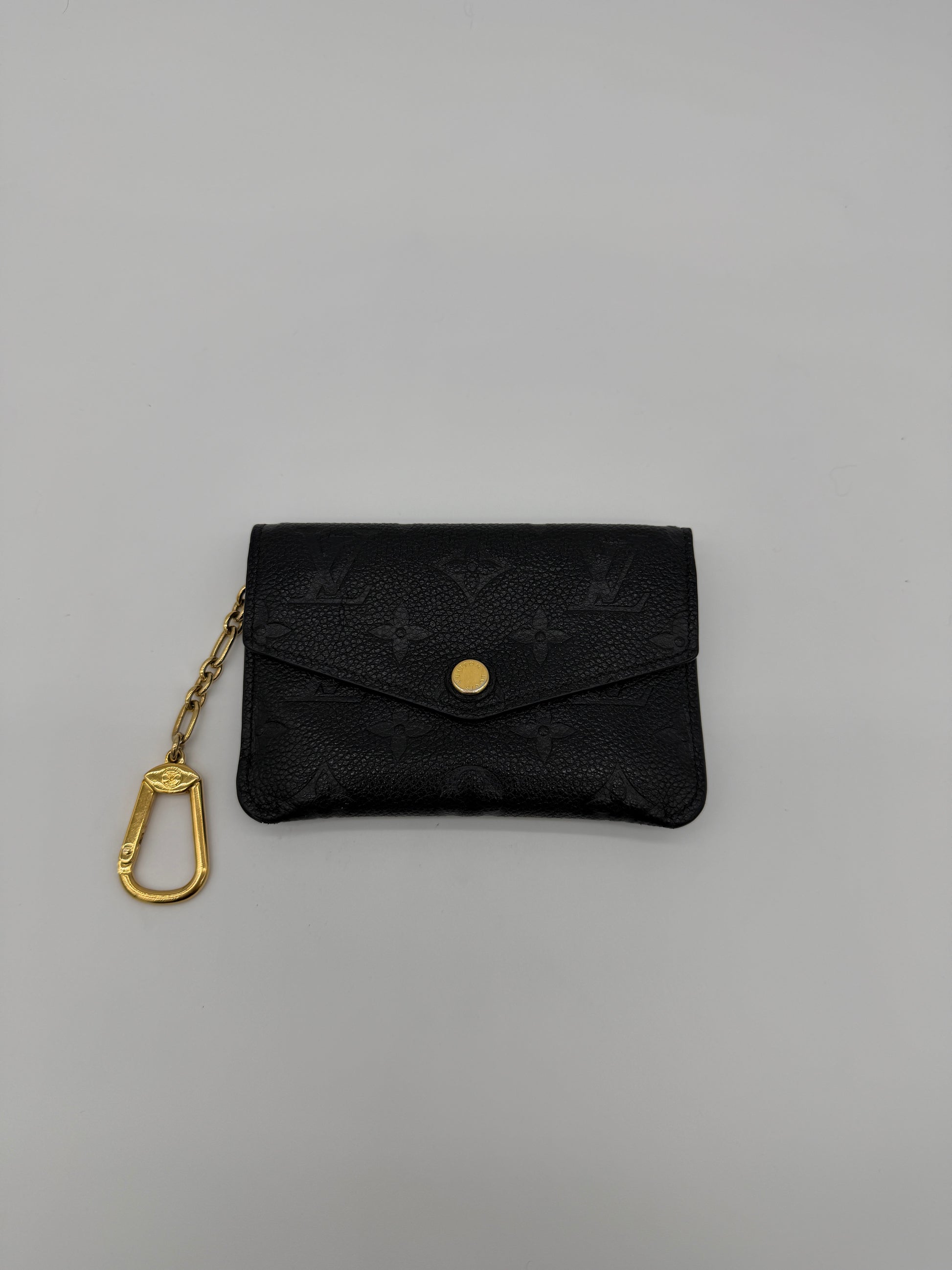 Louis Vuitton Black Empreinte Key Pouch