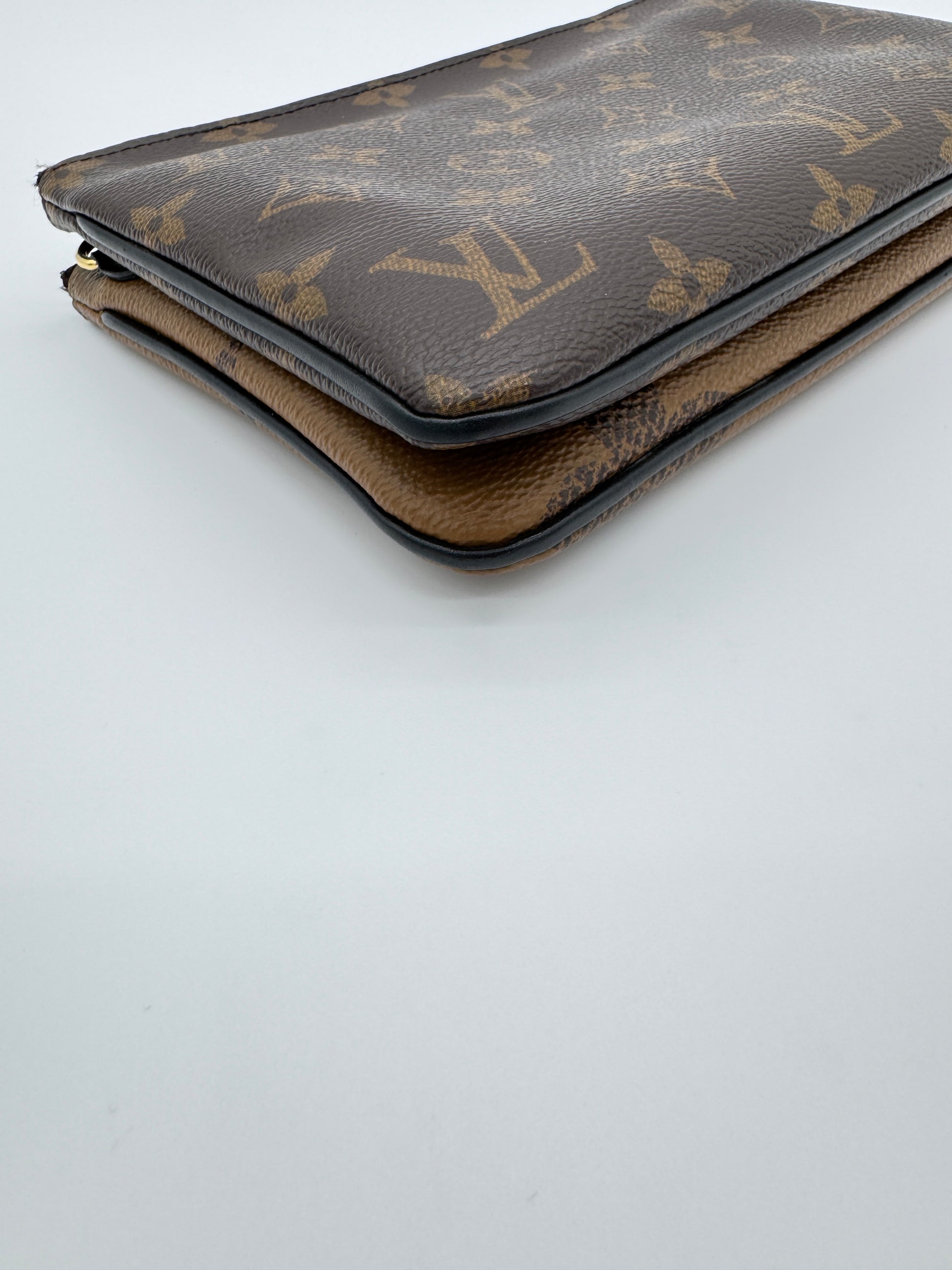 Louis Vuitton Double Zip Pochette Reverse Monogram Giant