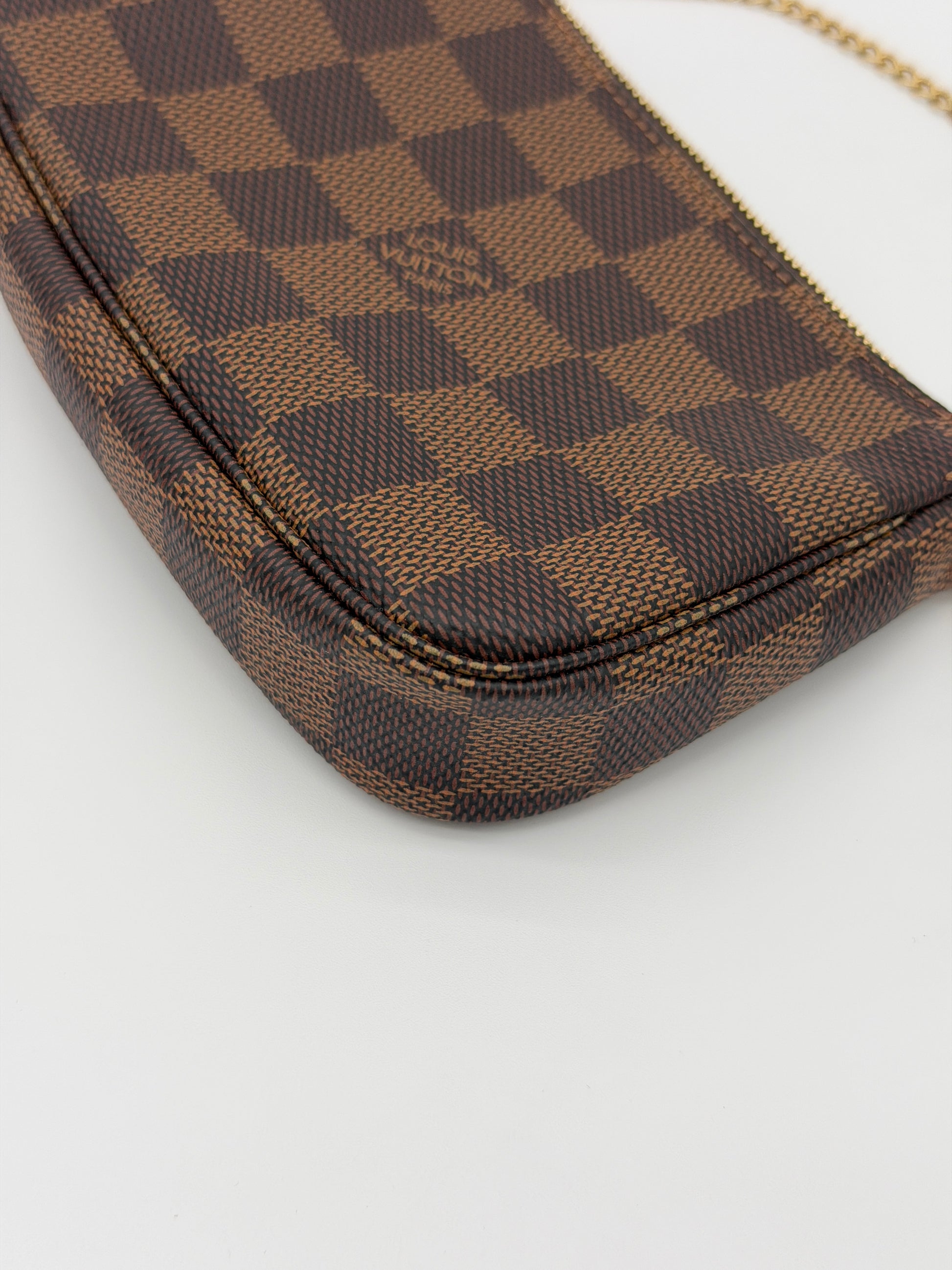 Louis Vuitton Mini Pochette Accessoires Damier Ebene