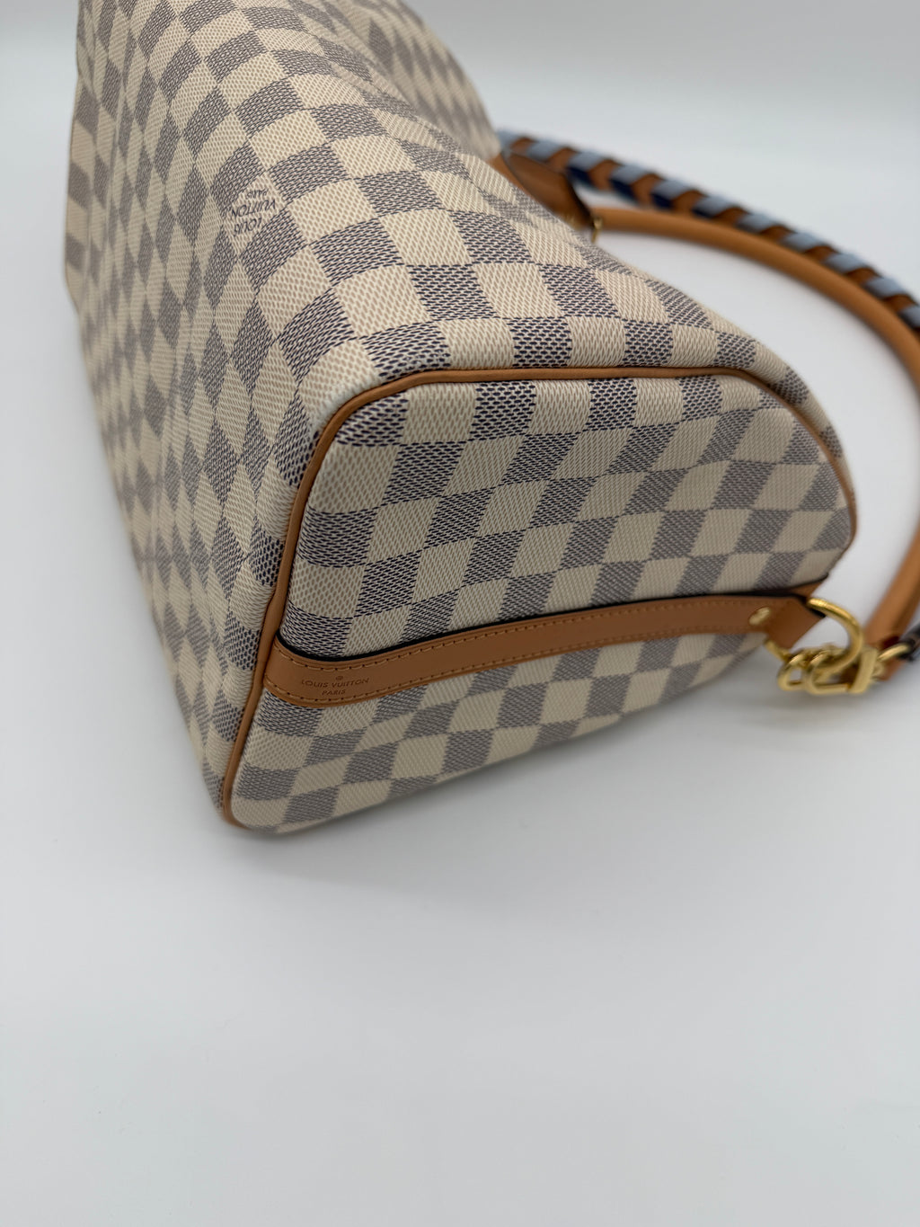 Louis Vuitton Speedy 30 Damier Azur Braided Strap