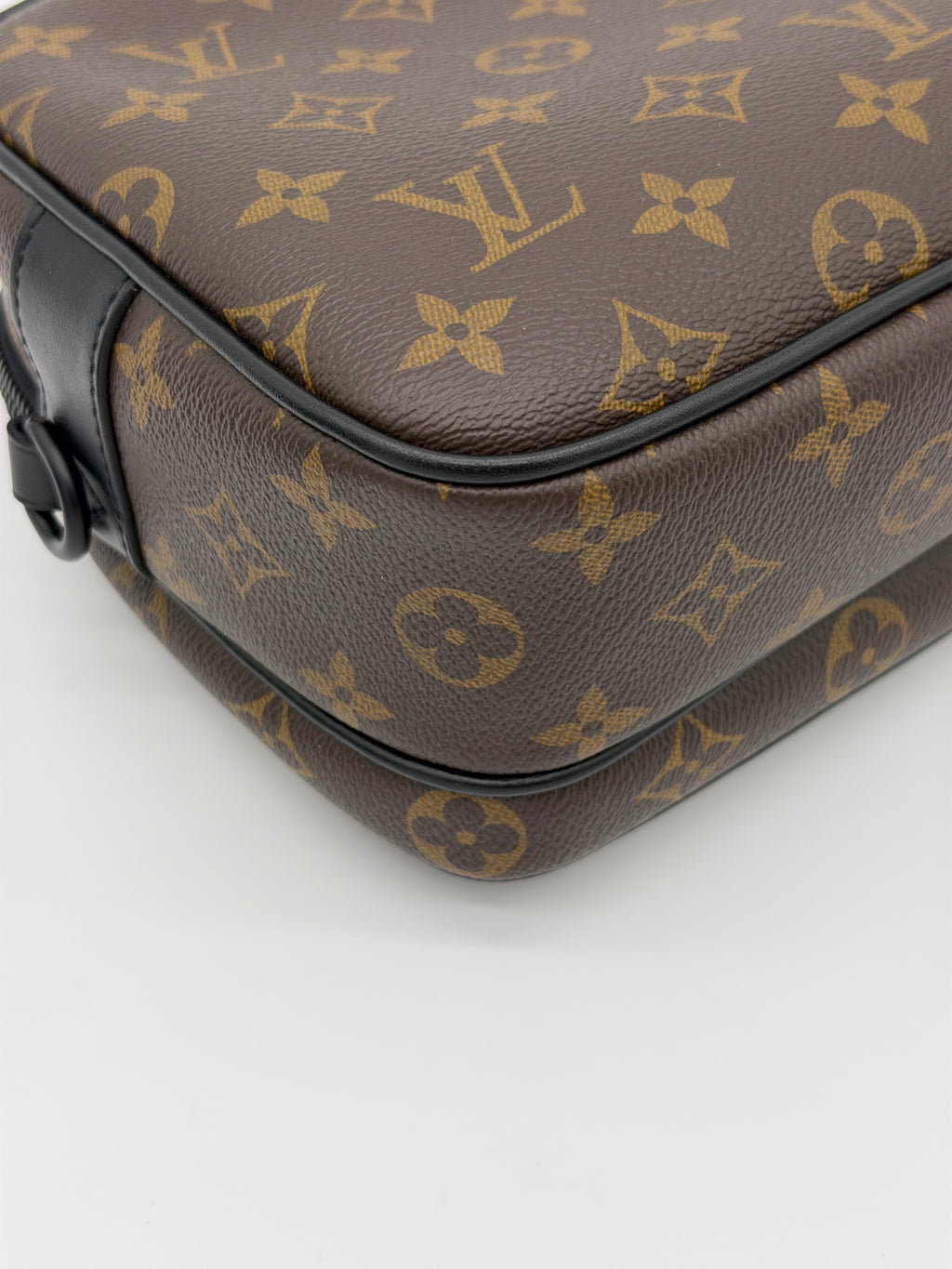 Louis Vuitton Monogram Macassar S-Lock Messenger Bag