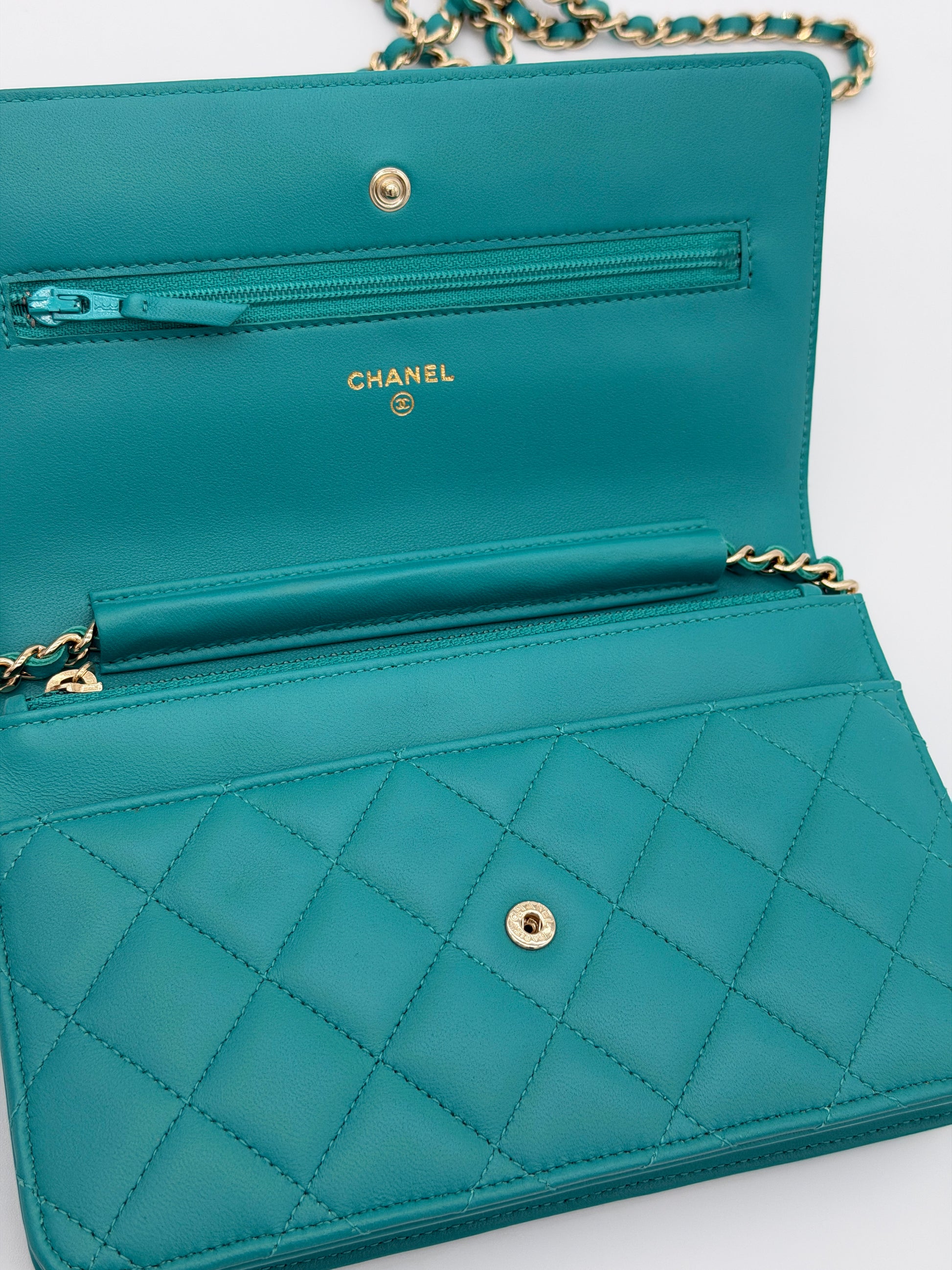 Chanel Lambskin Wallet on Chain