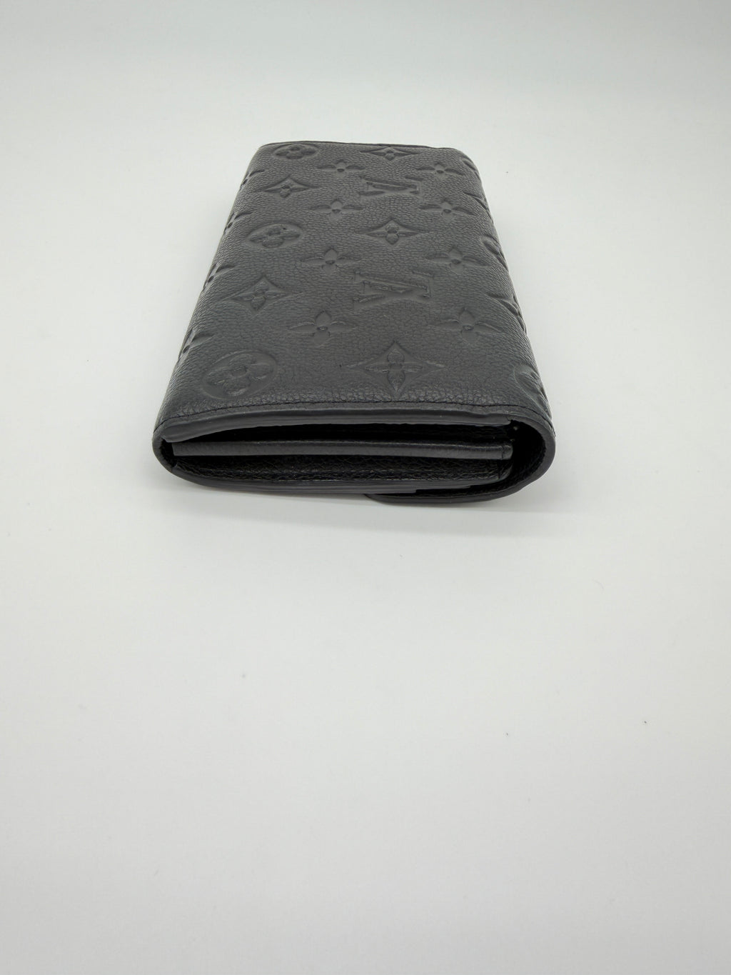 Louis Vuitton Black Empreinte Sarah Wallet