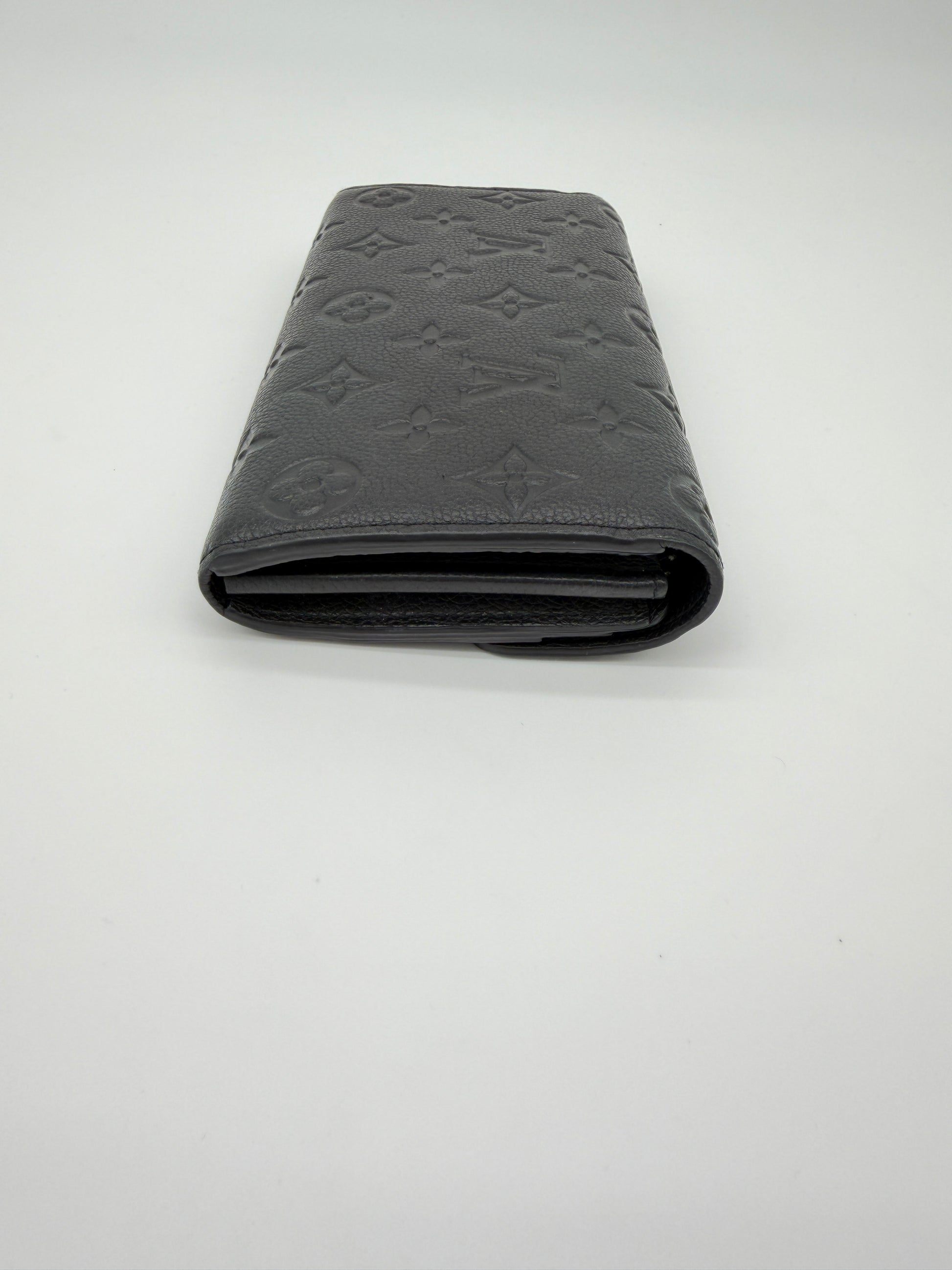 Louis Vuitton Black Empreinte Sarah Wallet