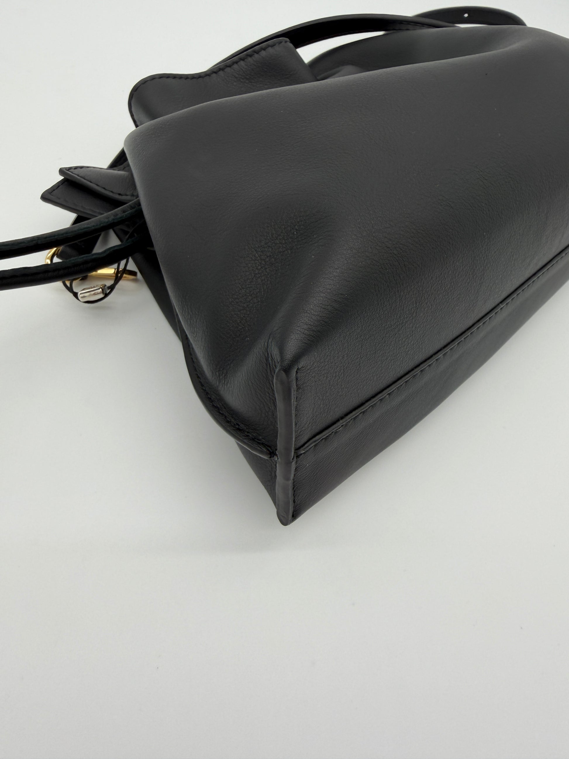 Loewe Flamenco Black Mini Clutch Bag