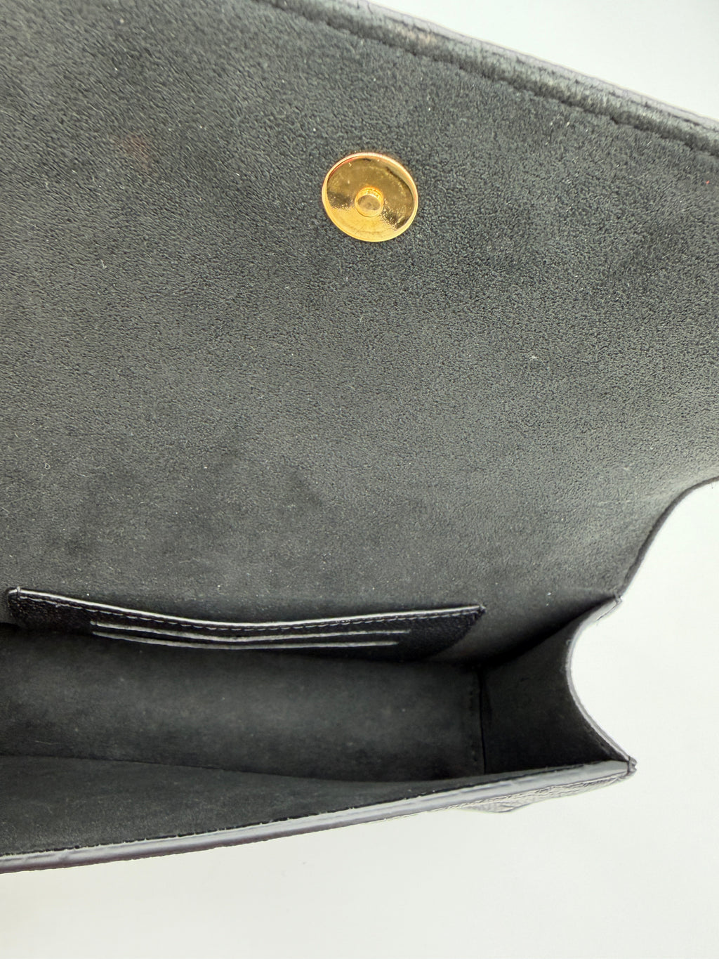Louis Vuitton Lily Wallet on Chain Black Empreinte