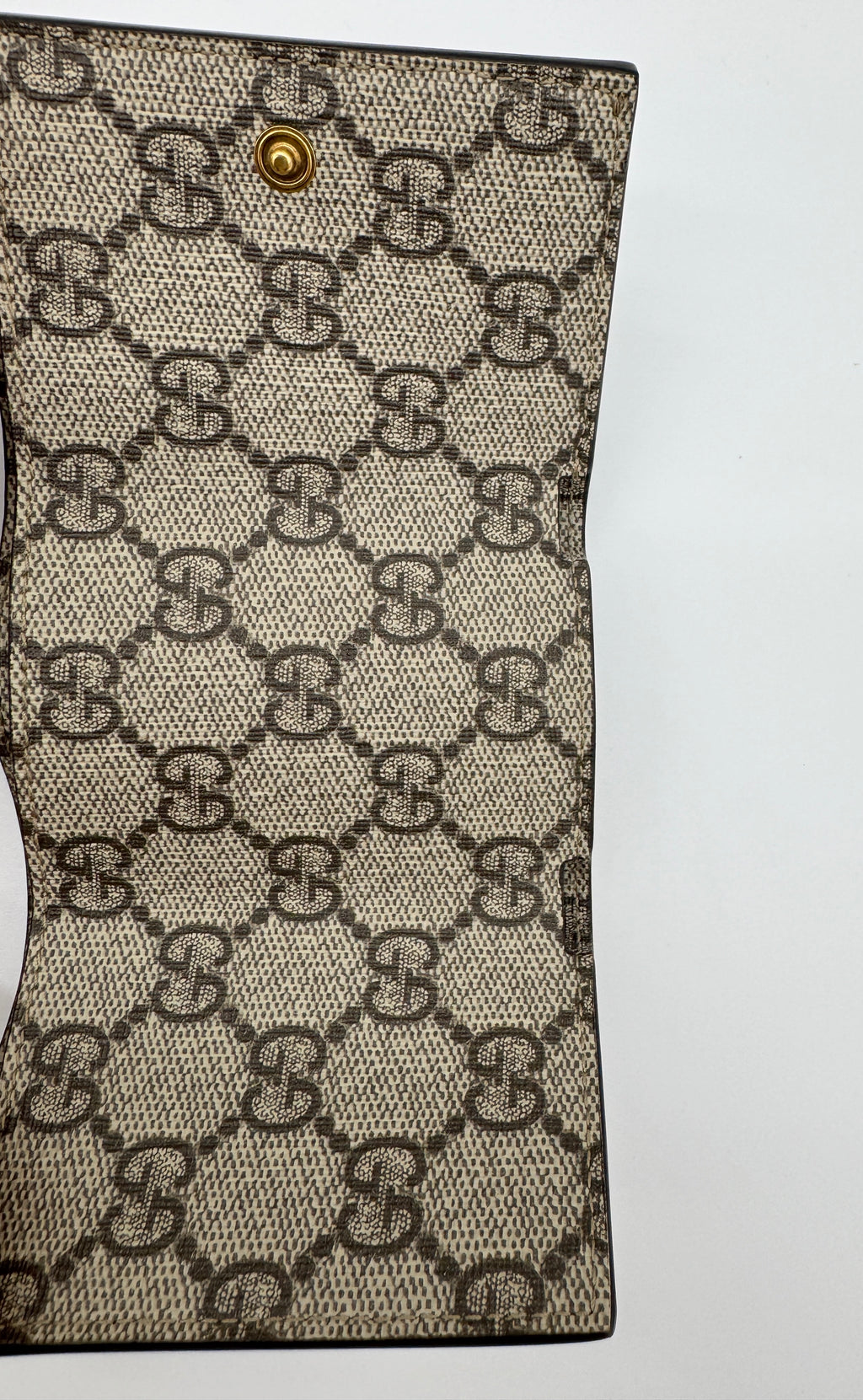 Gucci x Balenciaga The Hacker Project Trifold Wallet GG Coated Canvas