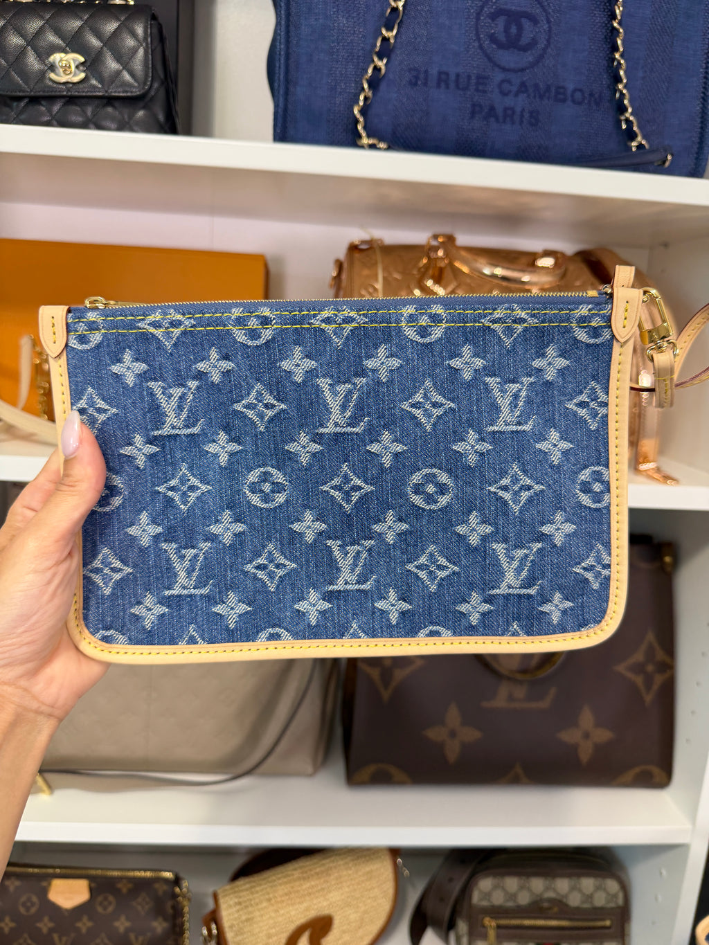 Louis Vuitton Denim Neverfull MM