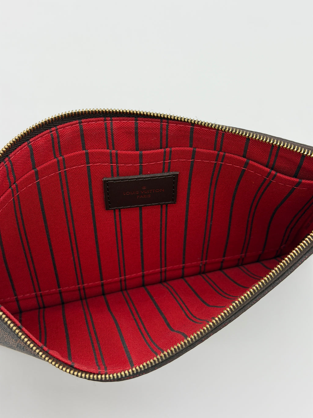 Louis Vuitton Damier Ebene Neverfull Pochette