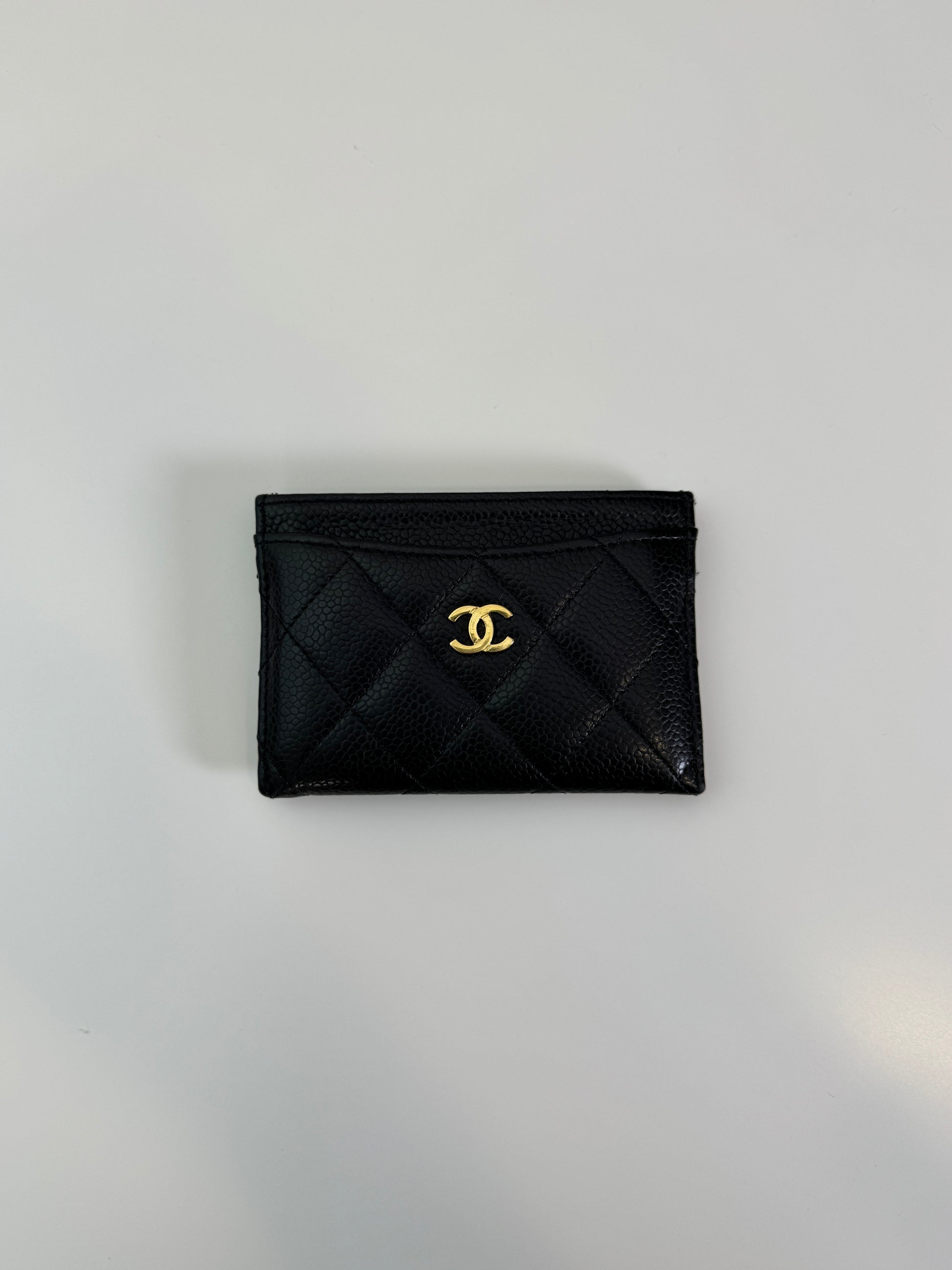 Chanel Caviar Black Cardholder GHW