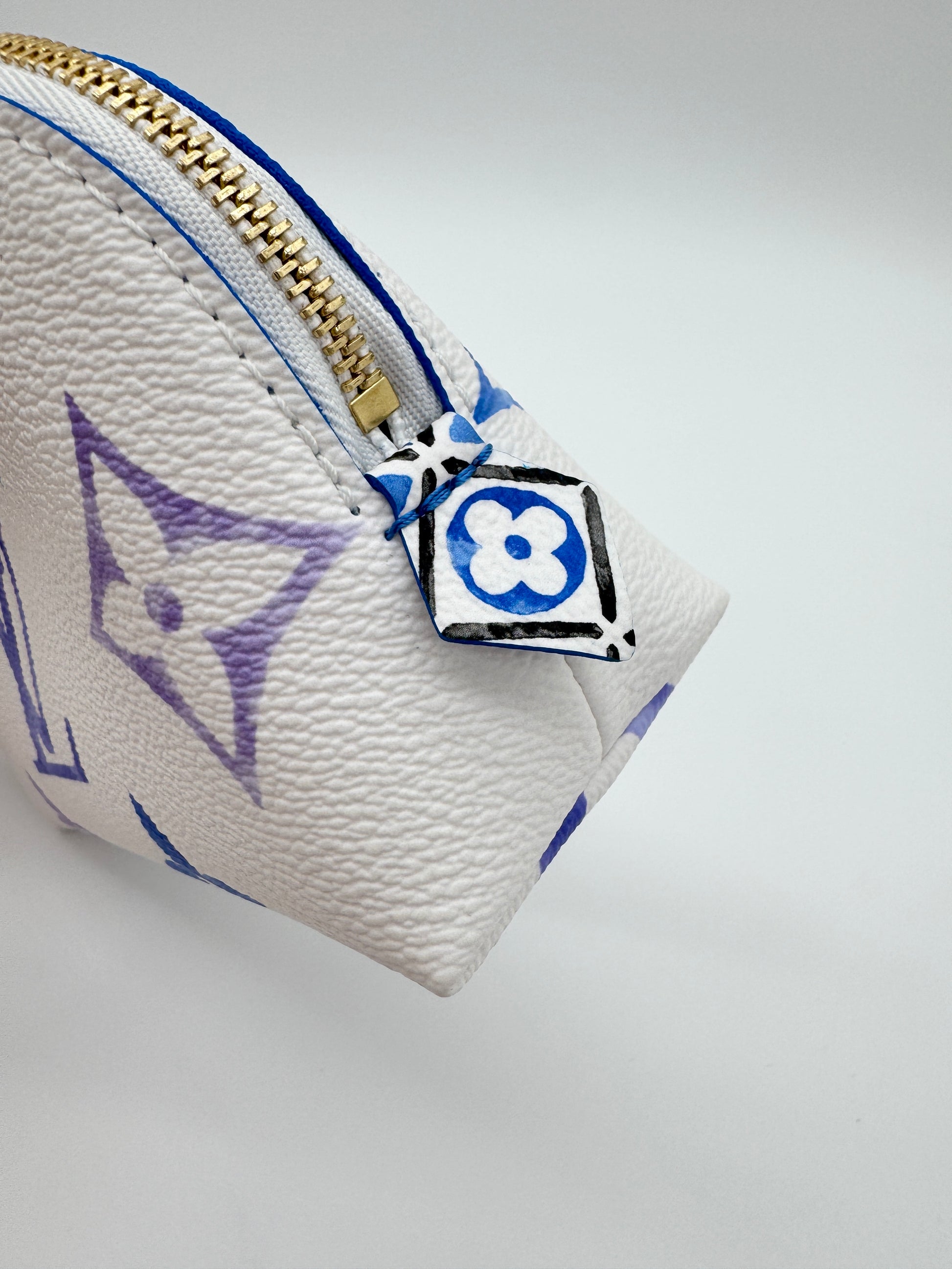 Louis Vuitton By The Pool Blue Giant Monogram Cosmetic Pouch