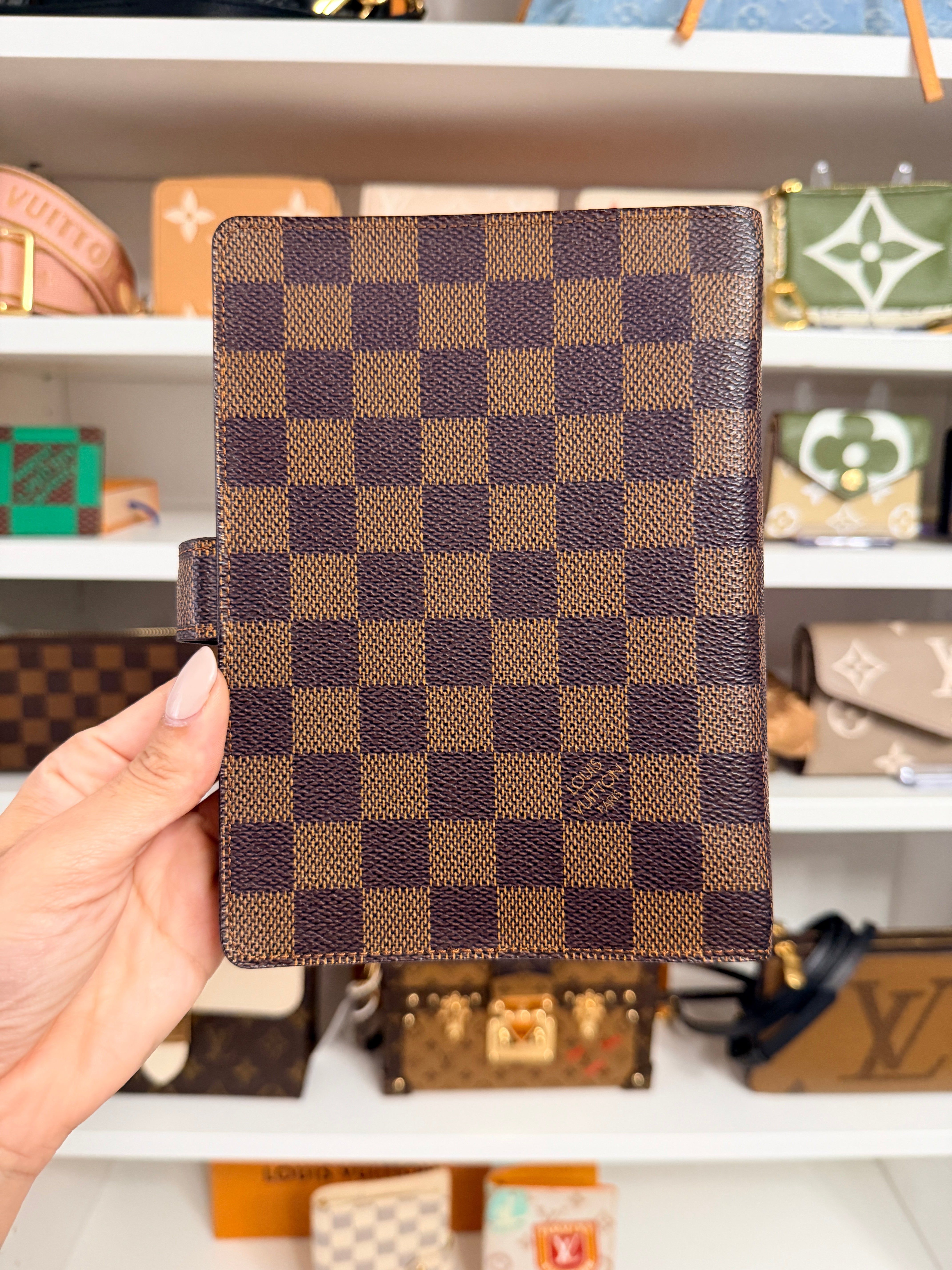 Louis Vuitton Damier Ebene Agenda MM