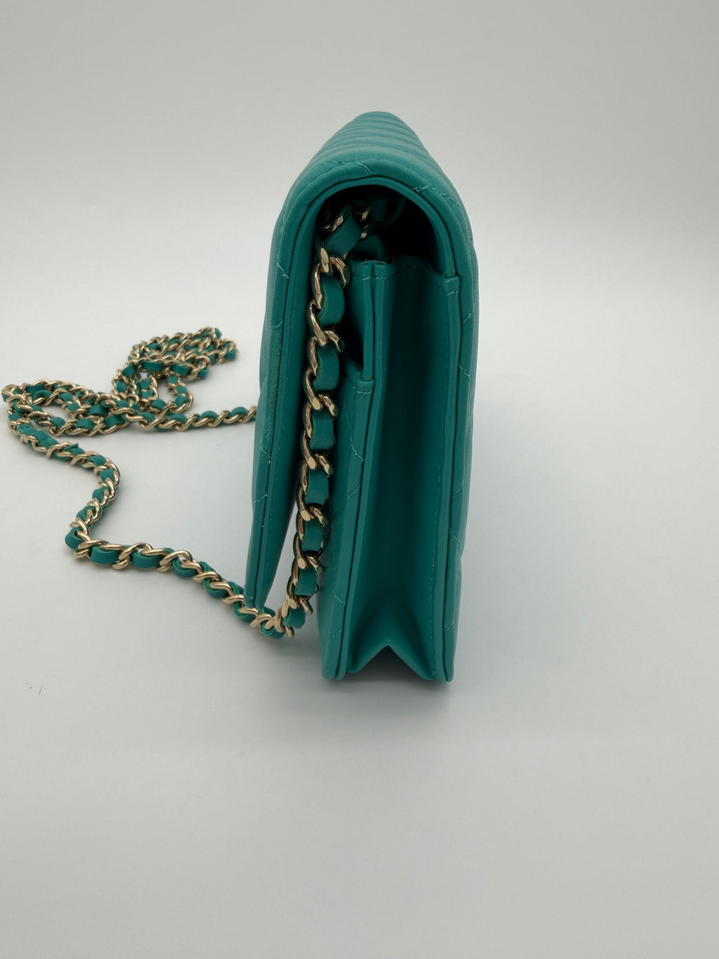 Chanel Lambskin Wallet on Chain