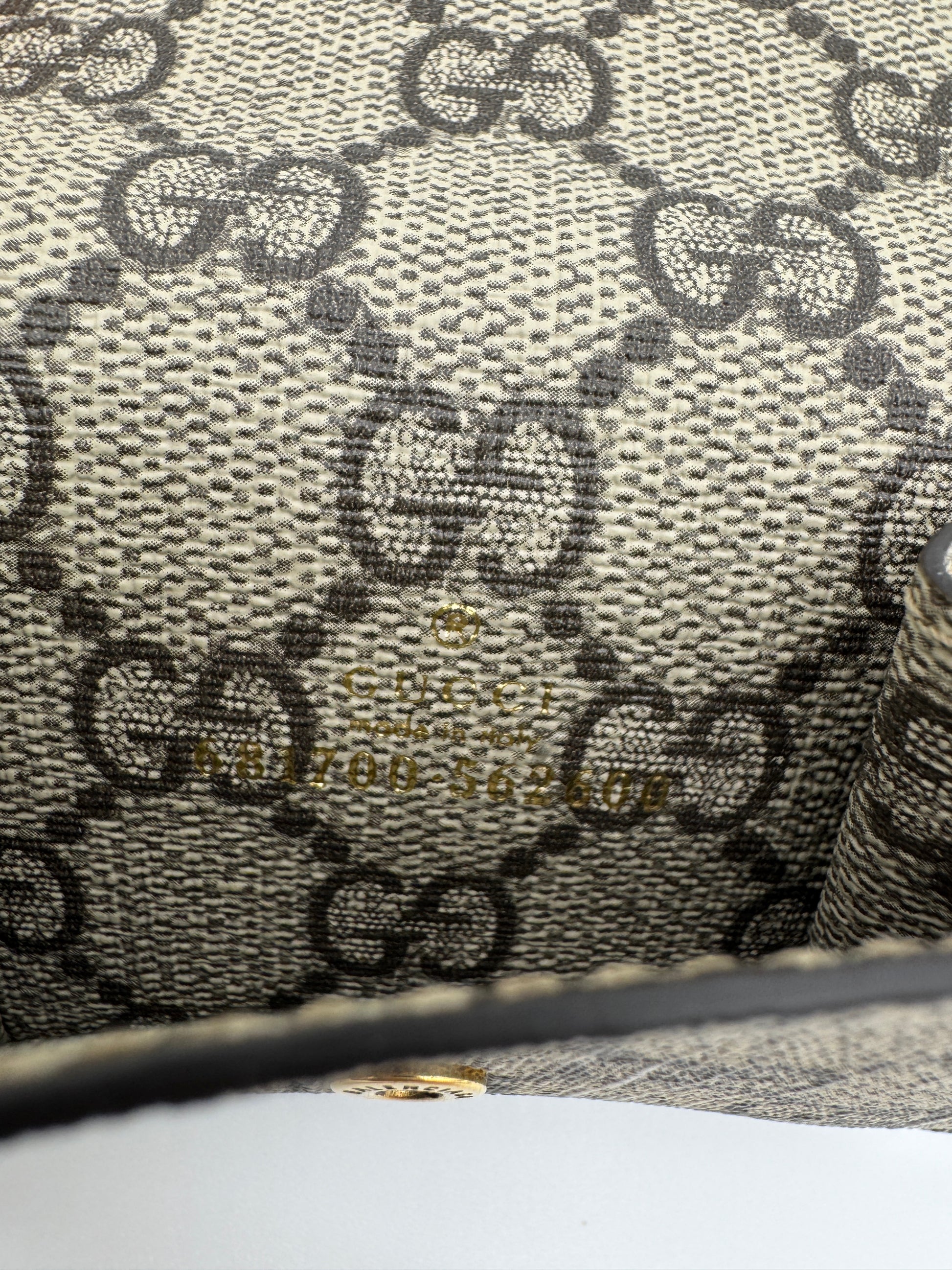 Gucci x Balenciaga The Hacker Project Trifold Wallet GG Coated Canvas