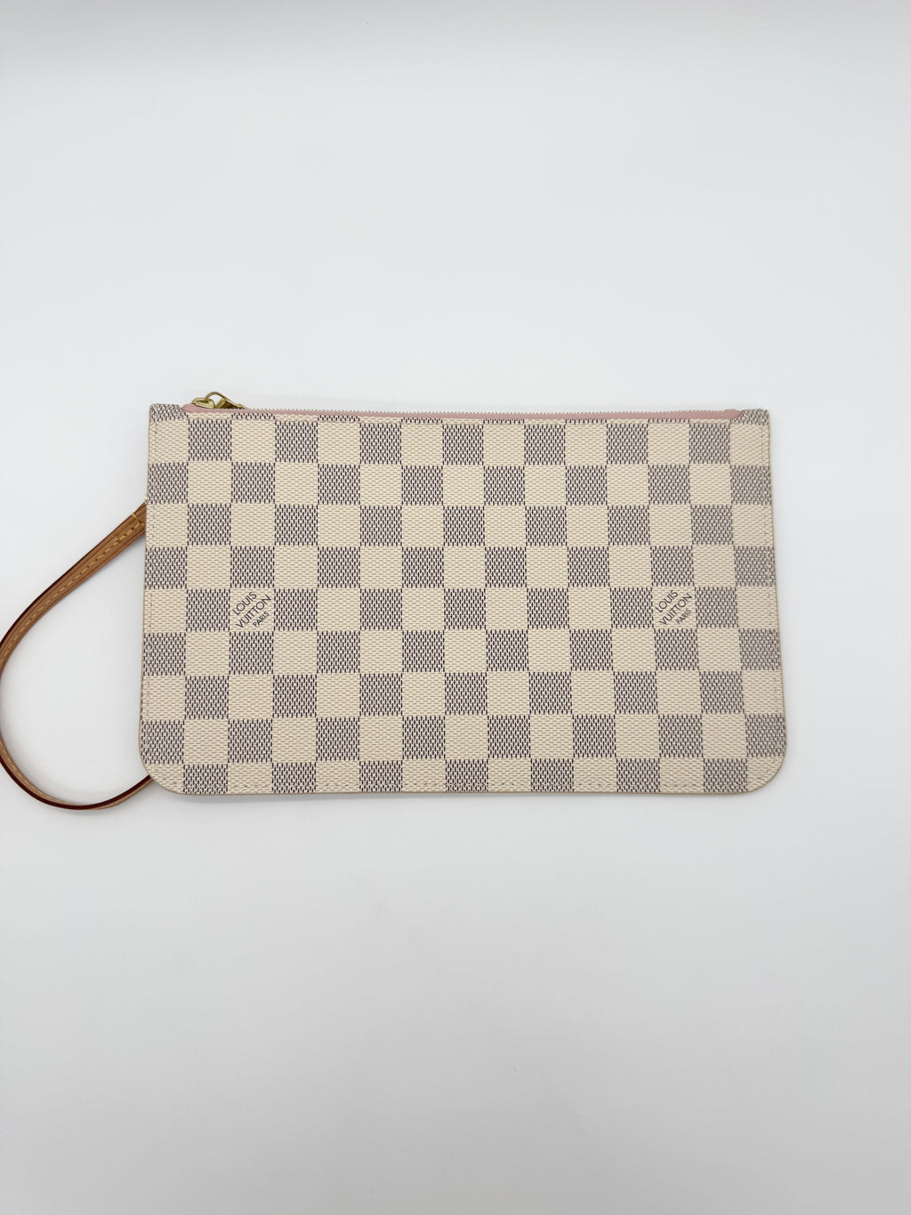 Louis Vuitton Neverfull Pochette MM/GM Damier Azur