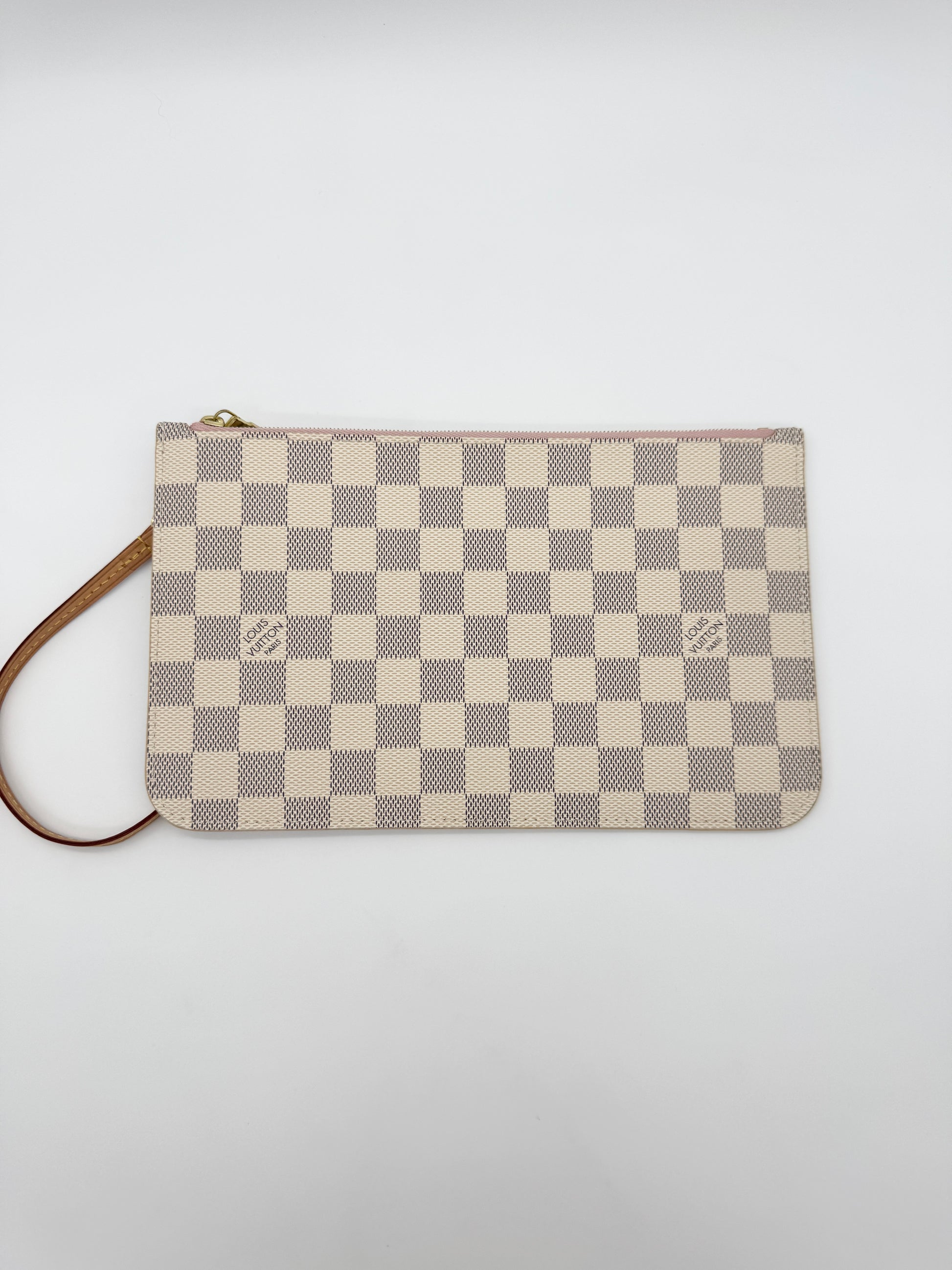 Louis Vuitton Neverfull Pochette MM/GM Damier Azur
