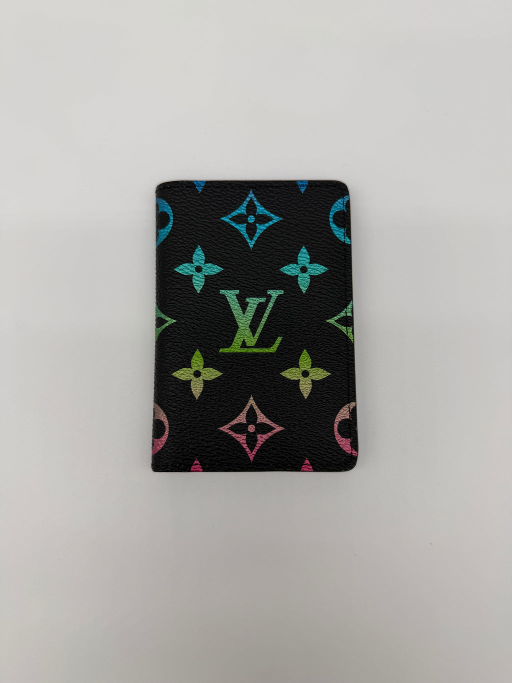 Louis Vuitton Black Iridescent Monogram Pocket Organizer