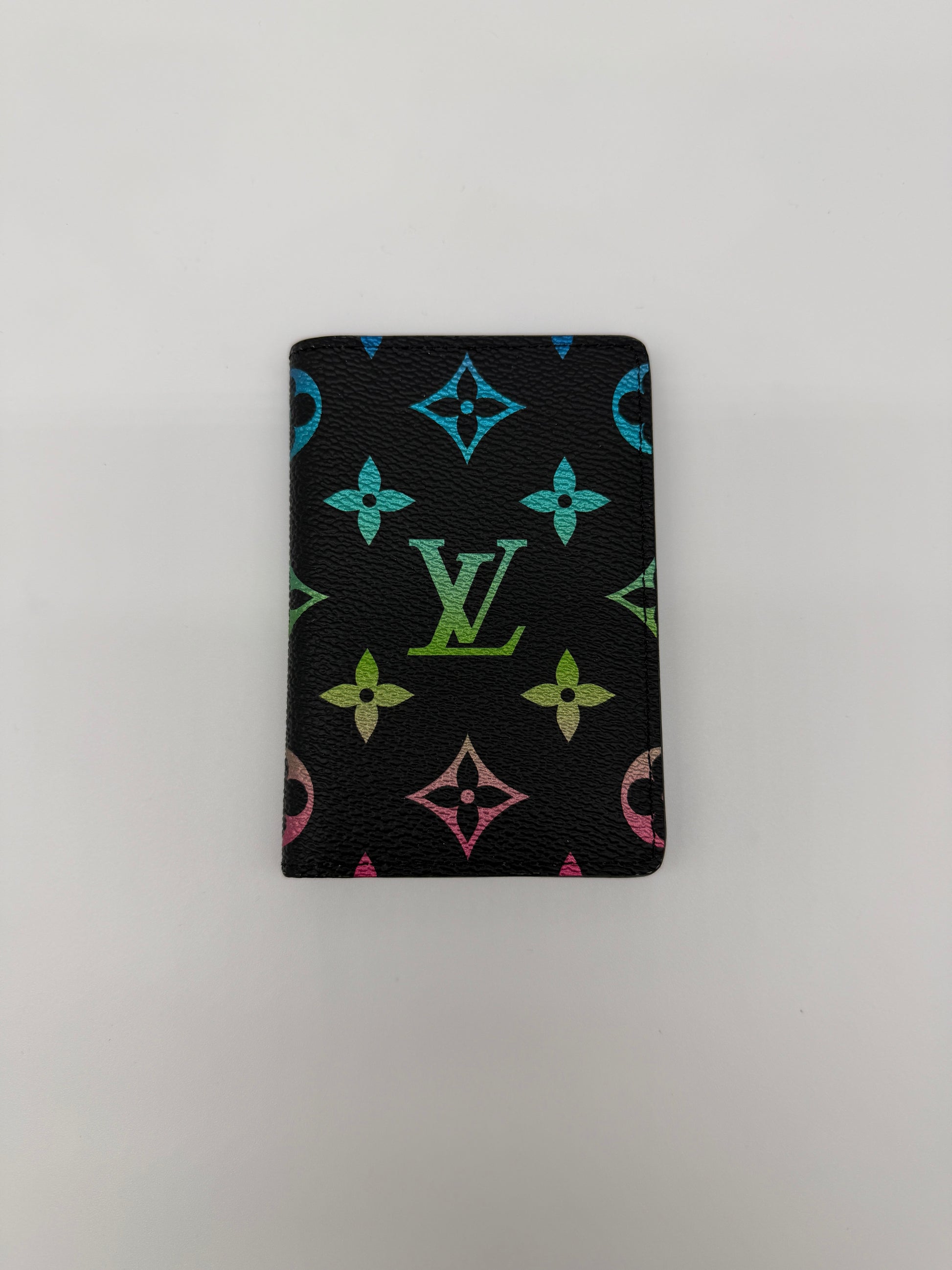 Louis Vuitton Black Iridescent Monogram Pocket Organizer