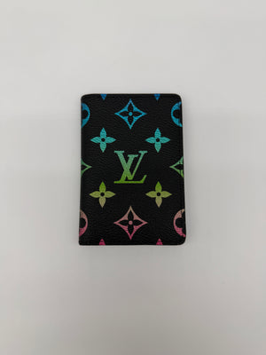 Louis Vuitton Black Iridescent Monogram Pocket Organizer
