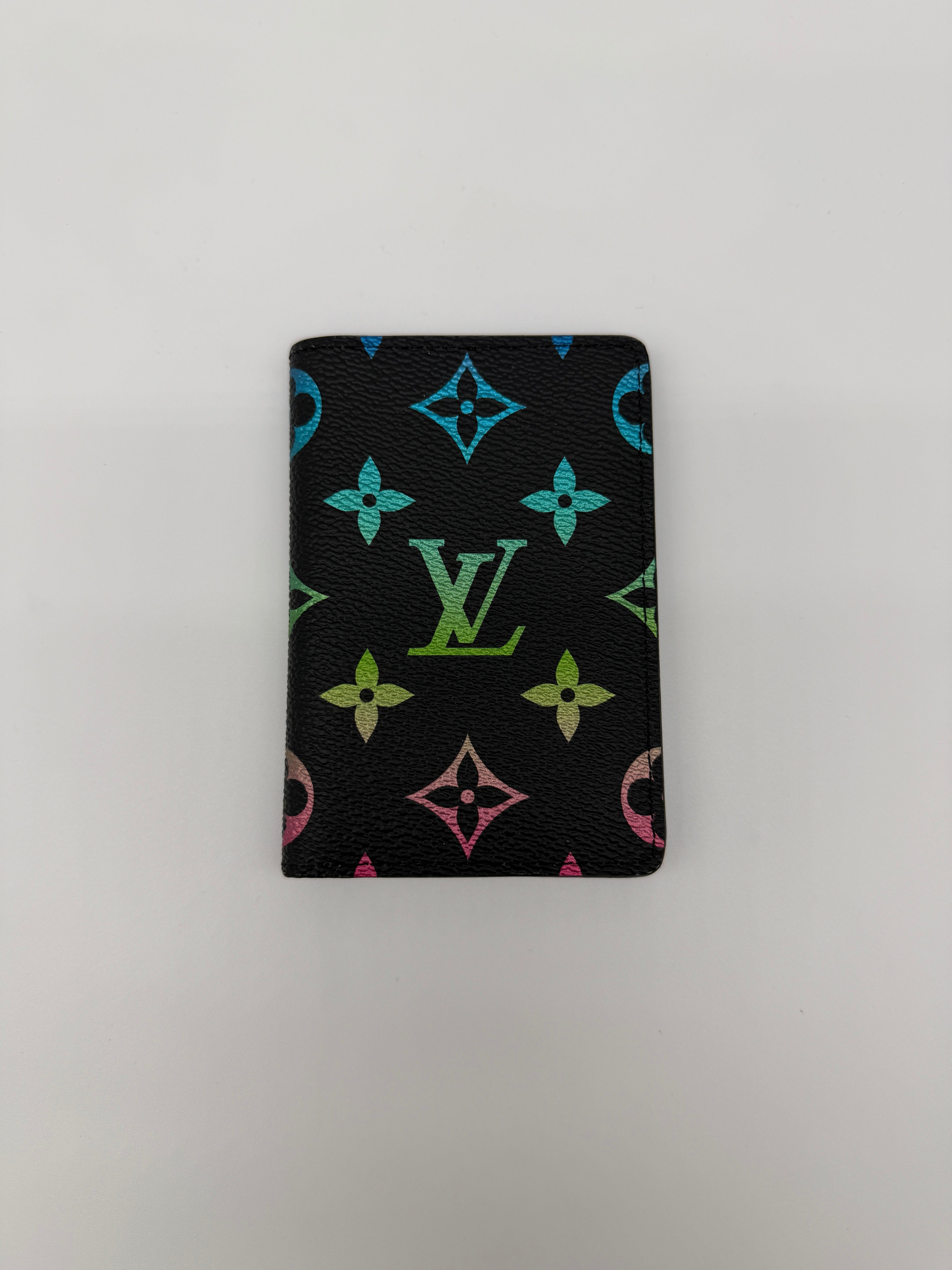 Louis Vuitton Black Iridescent Monogram Pocket Organizer