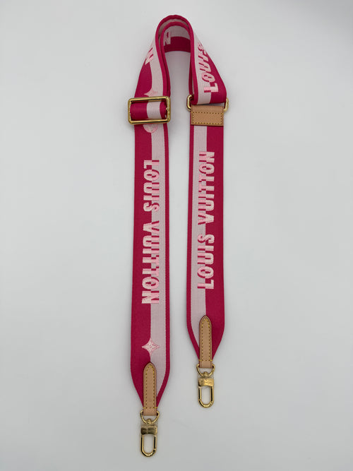 Louis Vuitton Pink Peony Adjustable Strap
