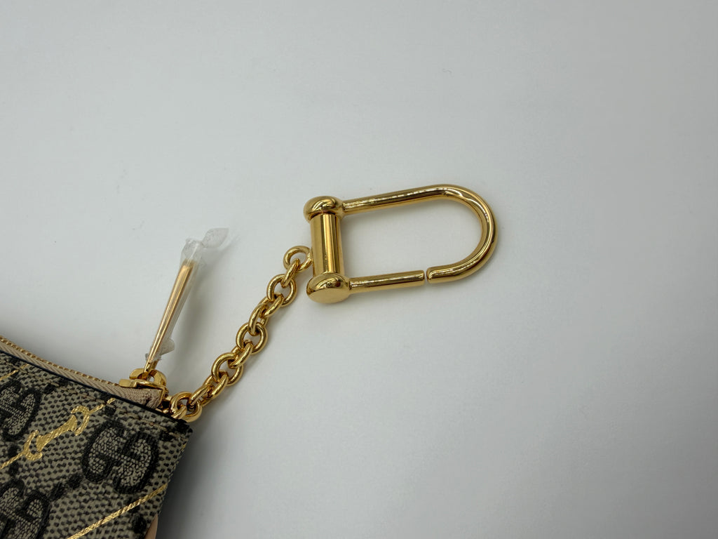 Gucci GG Supreme Horsebit Key Pouch