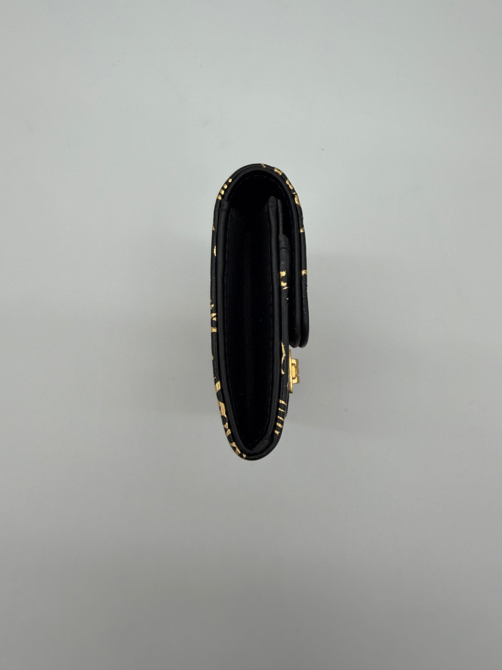 Chanel Reissue Croc Graffiti Flap Card Holder