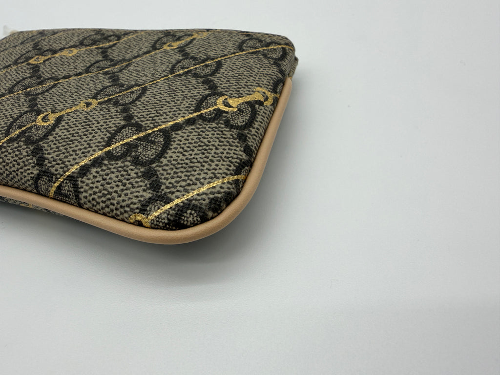 Gucci GG Supreme Horsebit Key Pouch