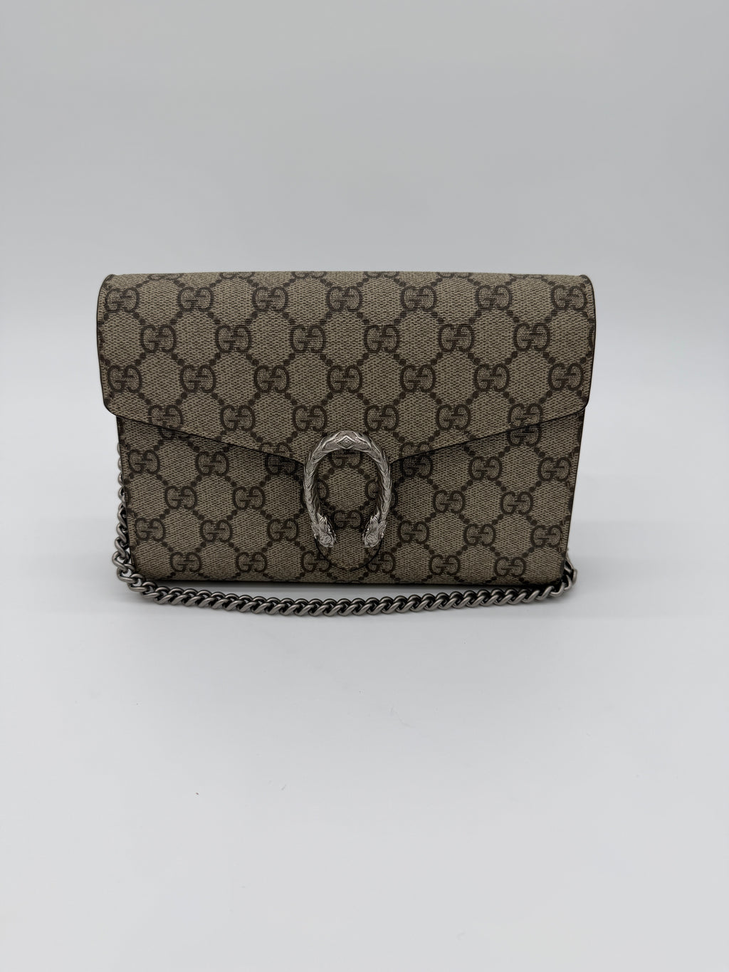 Gucci Dionysus GG Canvas Wallet on Chain
