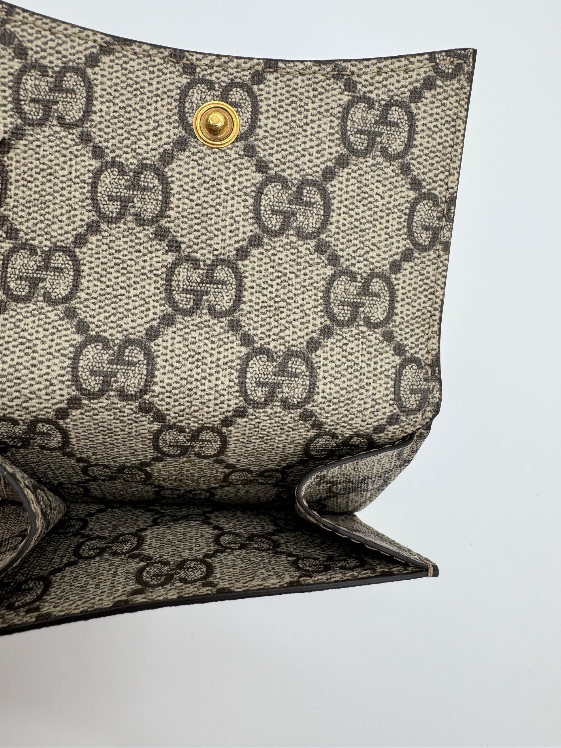 Gucci x Balenciaga The Hacker Project Trifold Wallet GG Coated Canvas