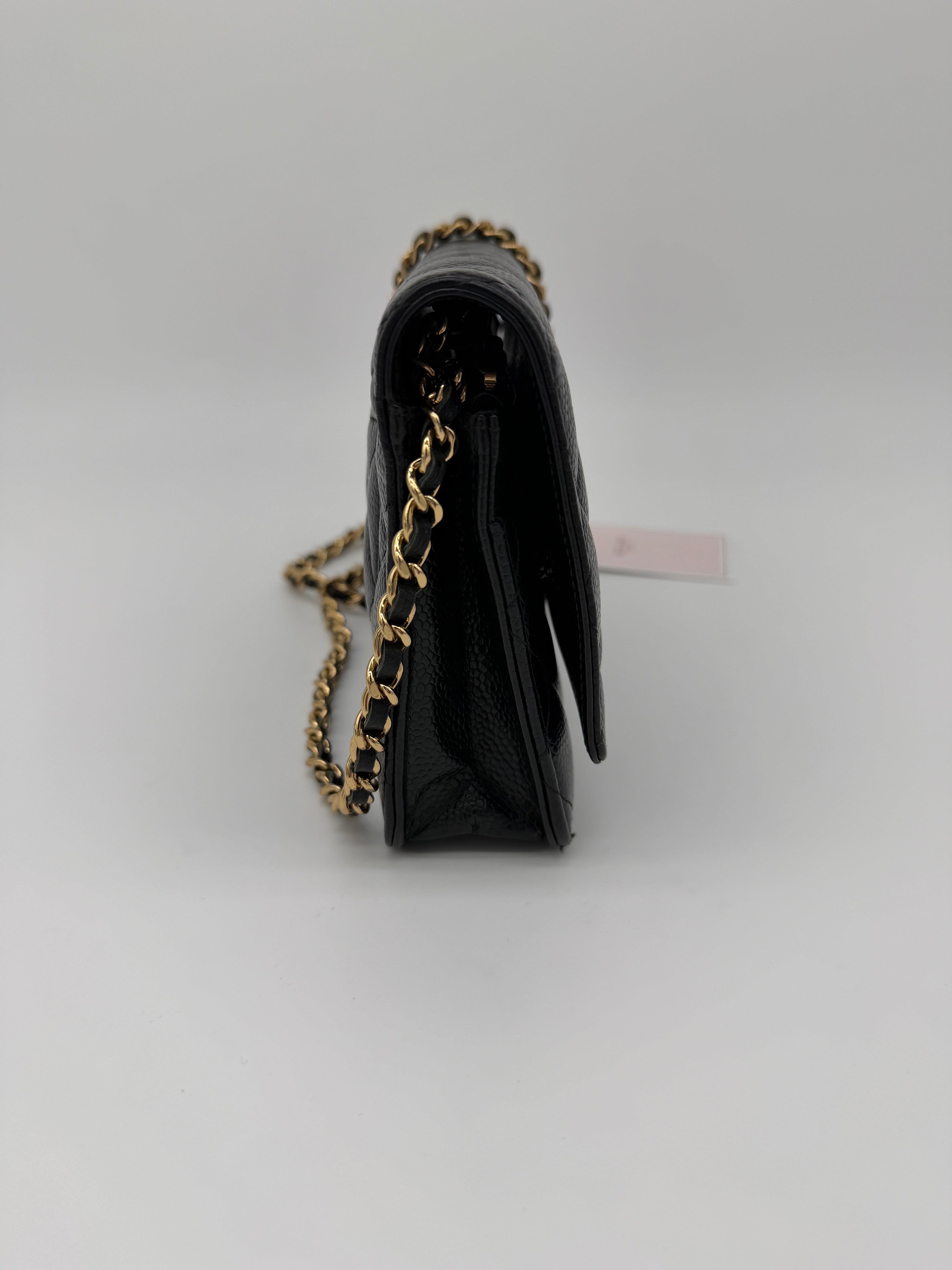 Chanel Black Caviar Wallet on Chain