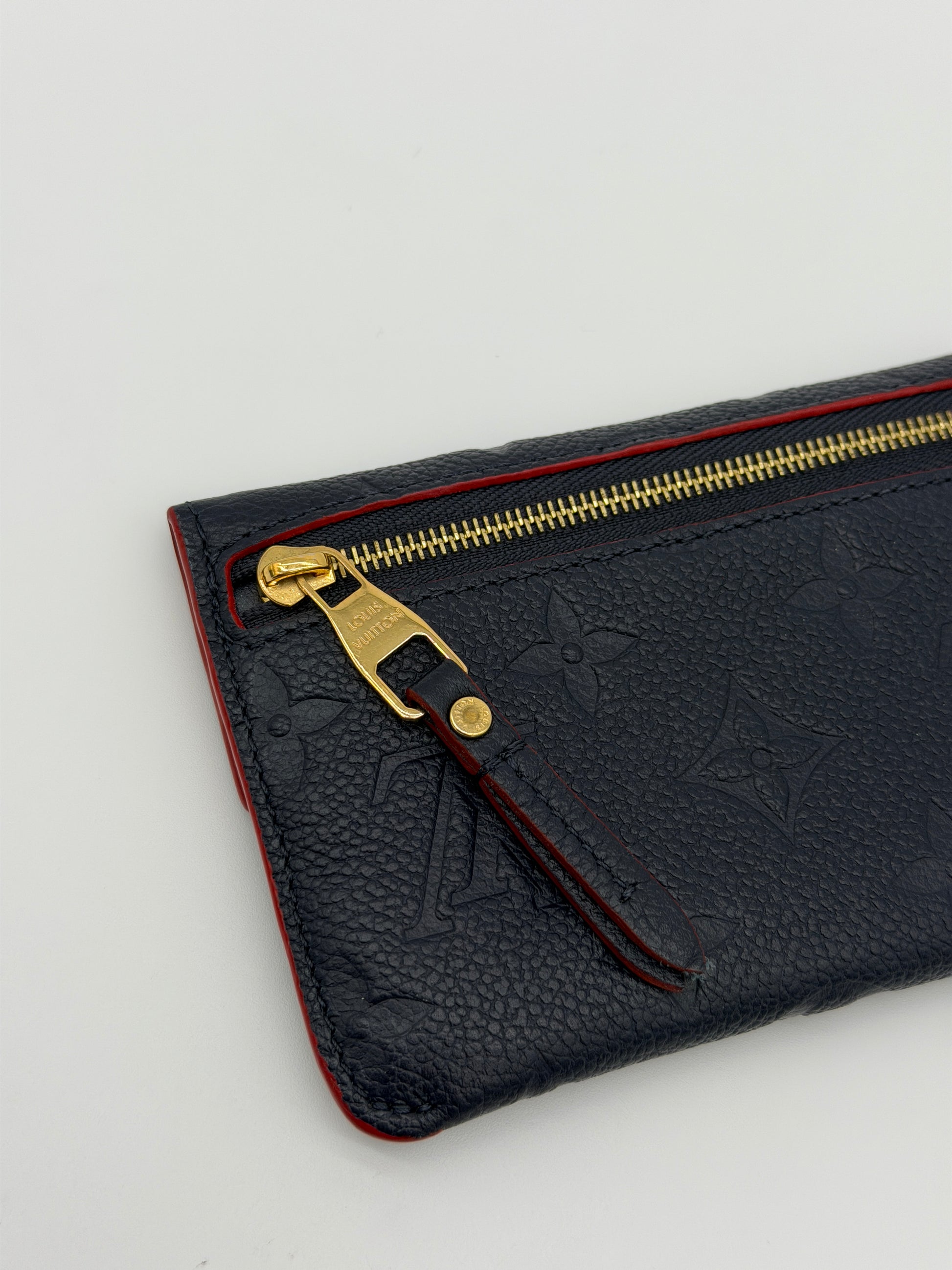 Louis Vuitton Marine Rouge Empreinte Key Pouch