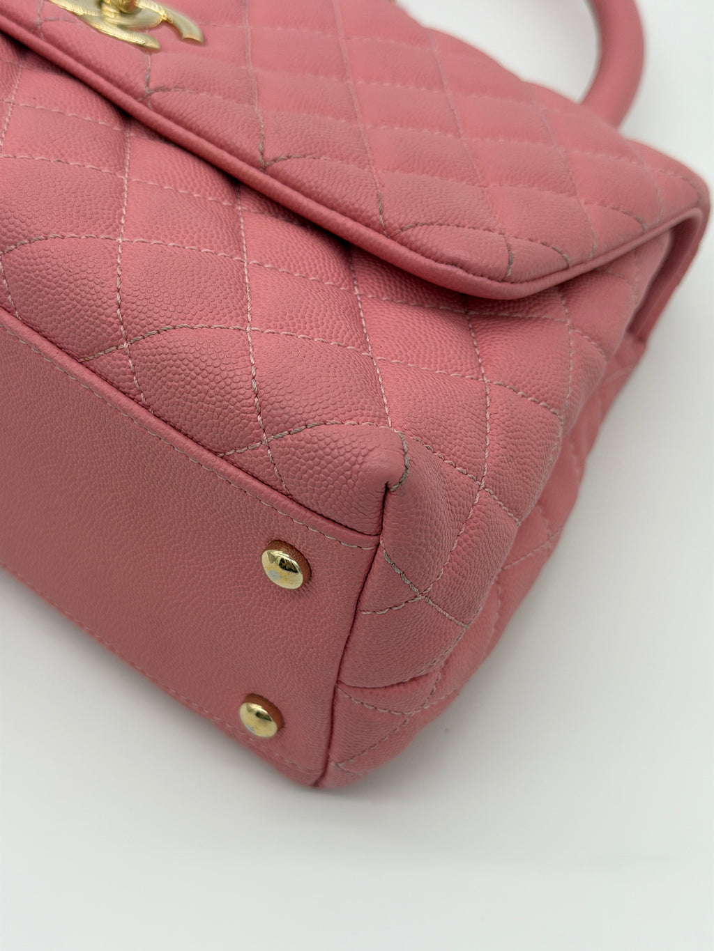 Chanel Caviar Coco Top Handle Small