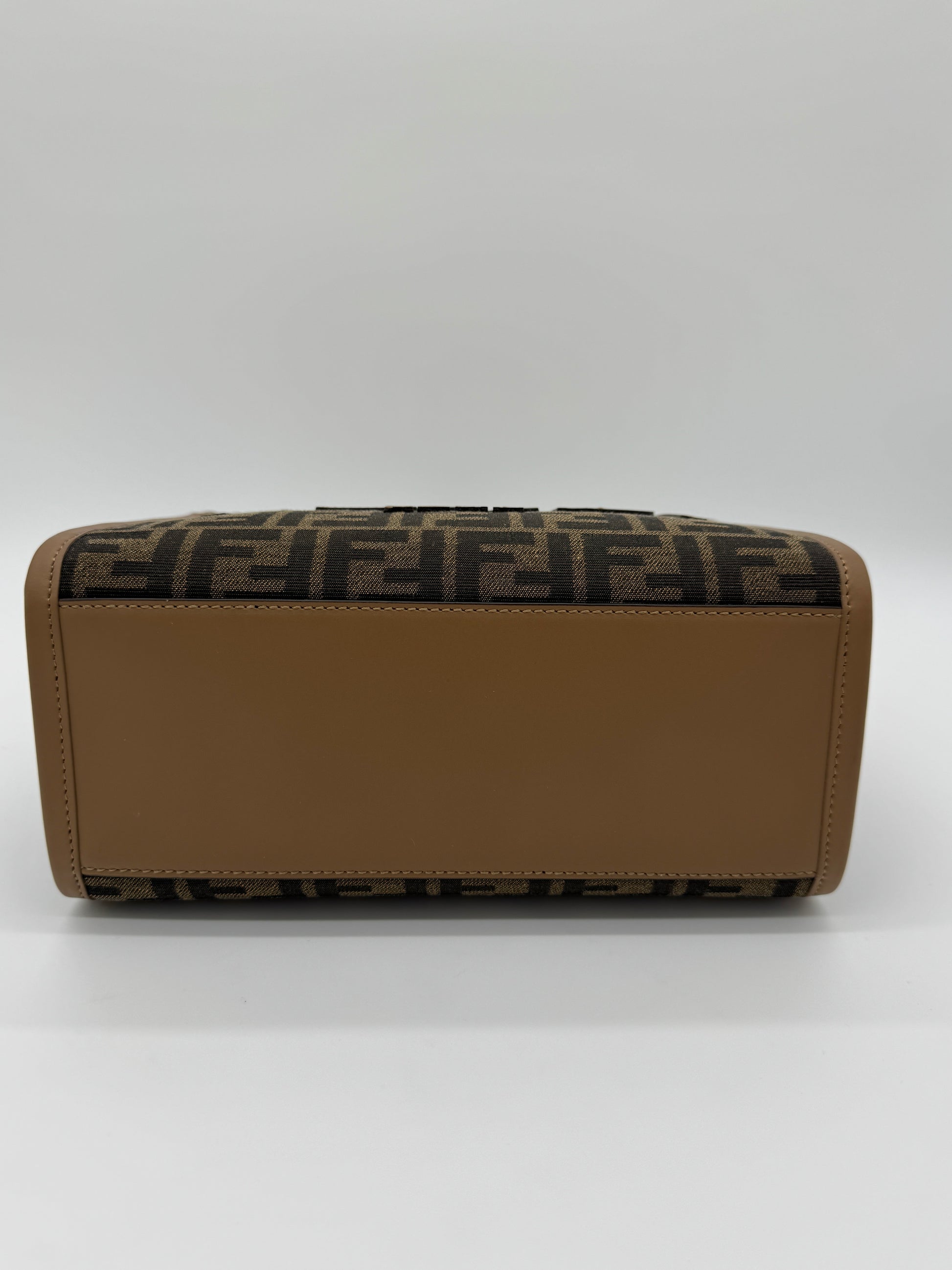 Fendi Sunshine Tote Small Brown FF Jacquard